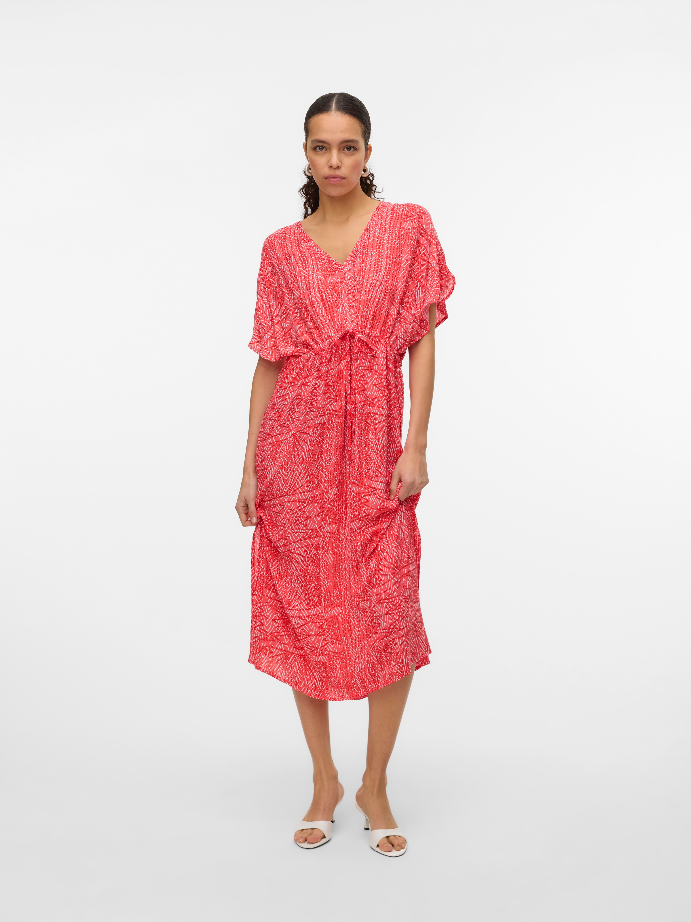 Vero Moda Maxikleid »VMMENNY SS 7/8 KAFTAN WVN GA«