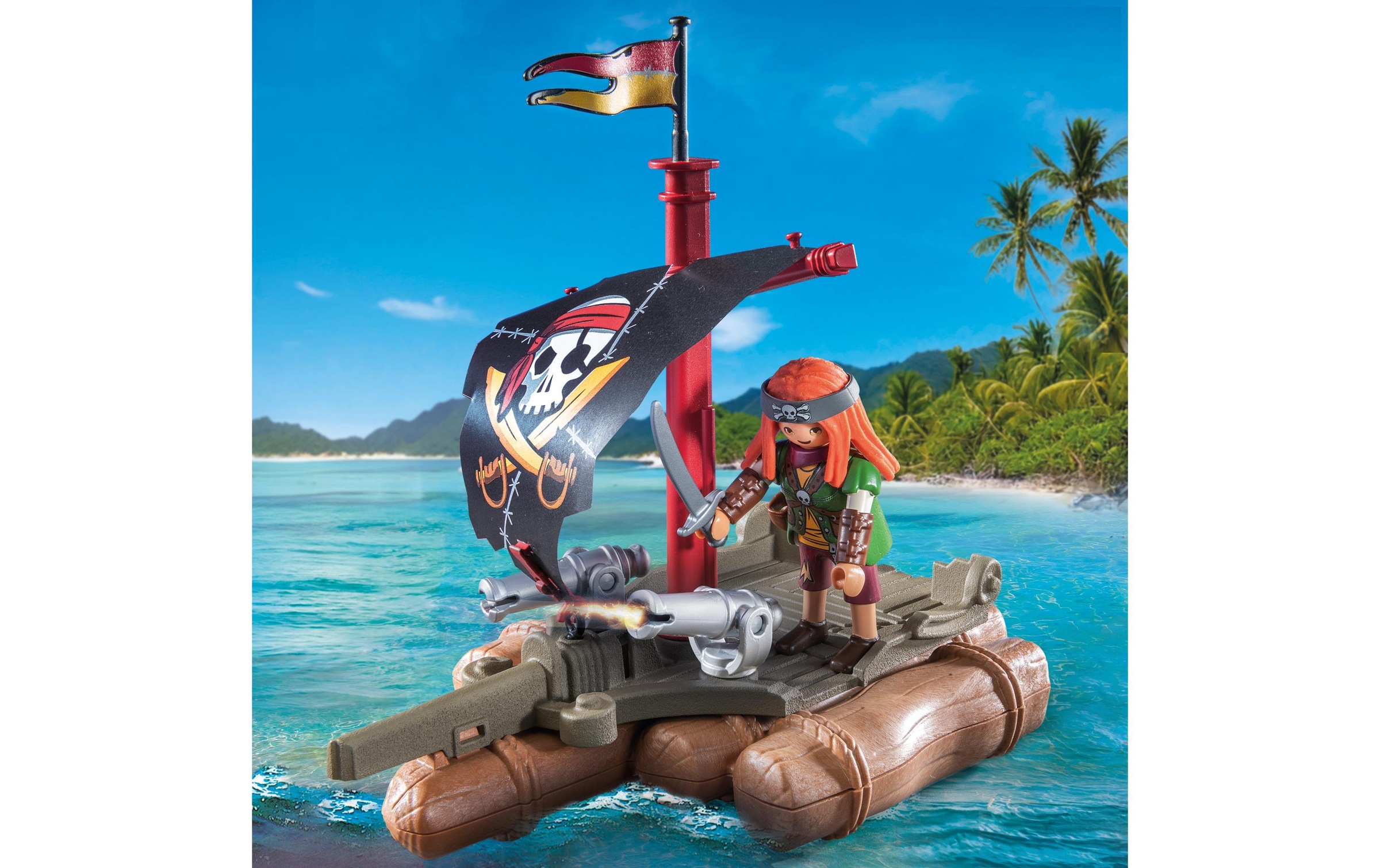 Playmobil® Spielbausteine »Schatzbergung auf Piratenfloss 71794«, (41 St.)