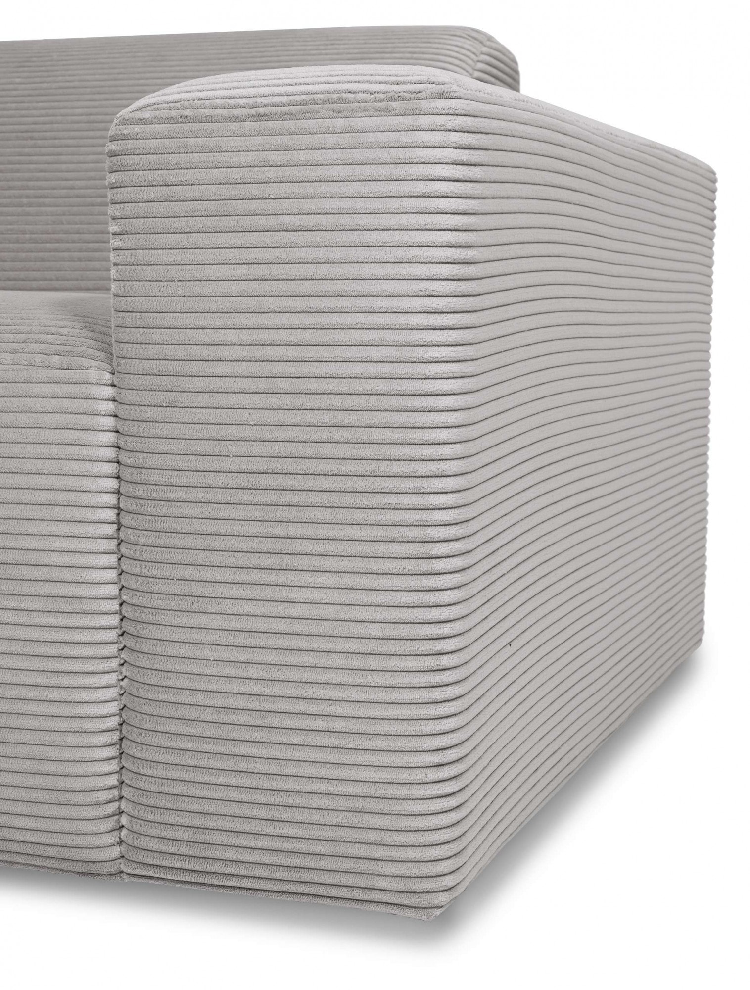 INOSIGN 3-Sitzer »Koa, 228 cm, Modulsofa in Webstoff, Cord«, Designsofa, weicher Lounge-Sitzkomfort, Welleunterfederung, bodentief