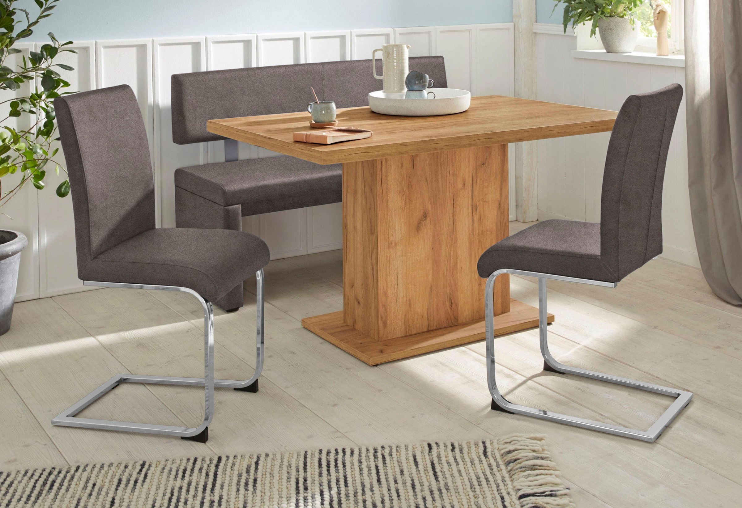 OTTO home Freischwinger "Charissa" (Set) 2 Stk.Bezug in verschiedenen Qualitäten, maximale Belastbarkeit 120 kg