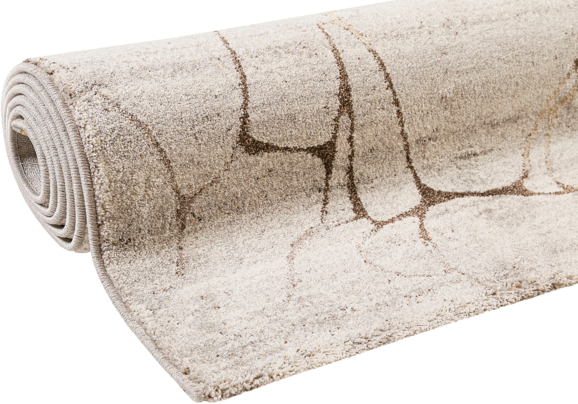 Wecon home Teppich »Solo Fields«, rechteckig, 10 mm Höhe, Kurzflor, Wohnzimmer