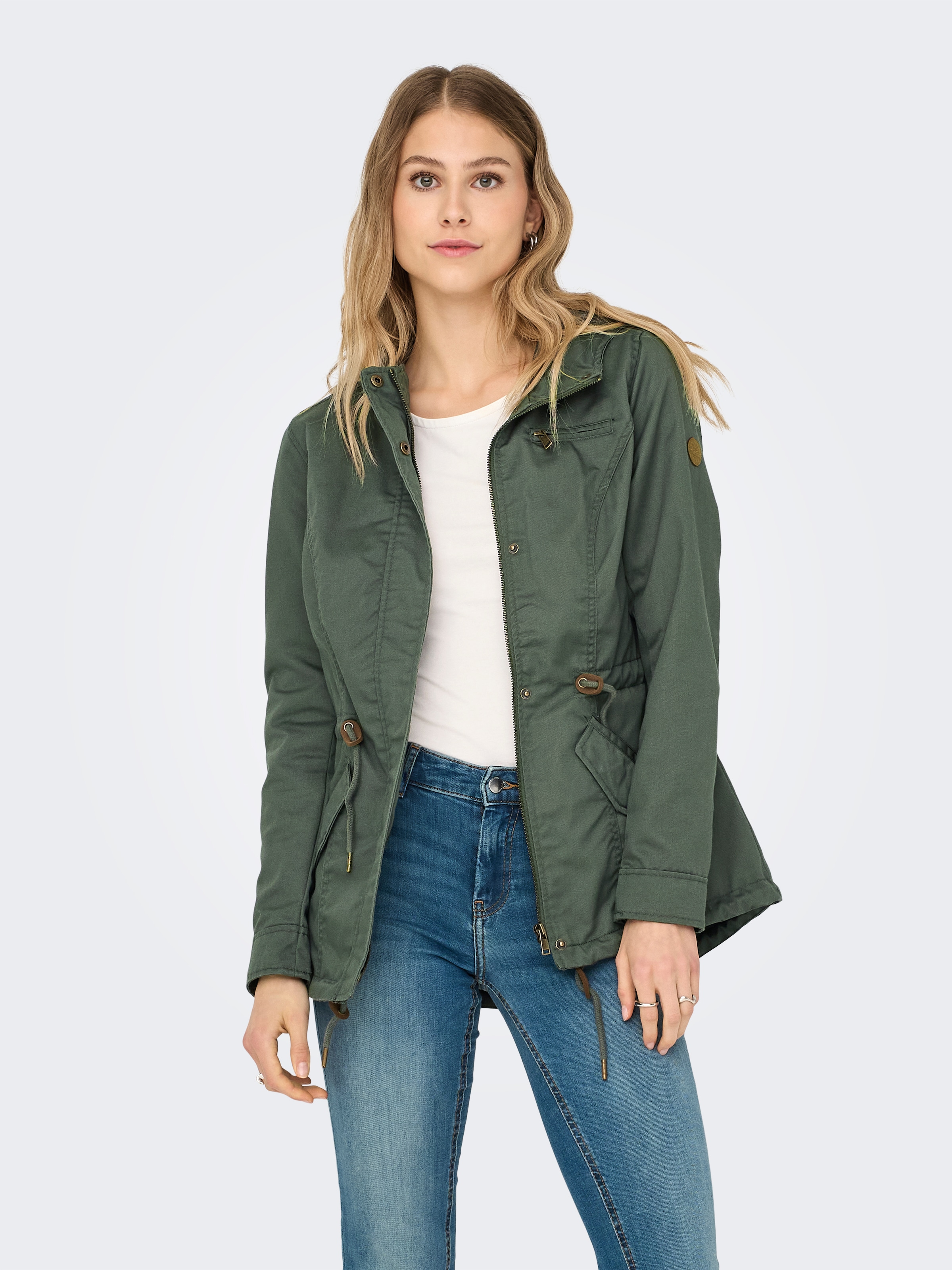 ONLY Parka »ONLLORCA CANVAS PARKA CC OTW«, mit Kapuze, mit Kapuze