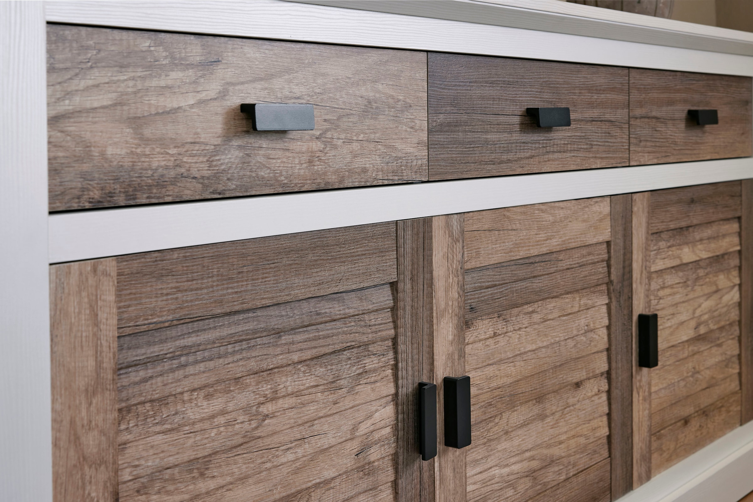 Jahnke Sideboard »HAMPTON SB 160« 1 Stk. tlg. Sideboard, Landhausstil, 3 Schubladen und 3 Türen, Breite ca. 160 cm