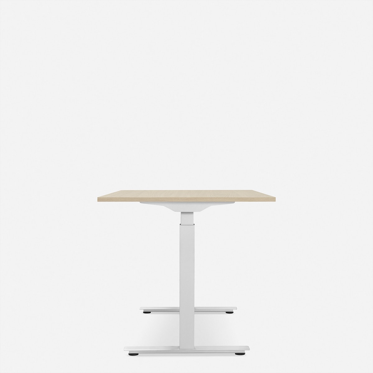   »WRK21 Schreibtisch Smart 160 x 80 cm, Höhenverstellbar, Mandal Ahorn / Weiss« ()