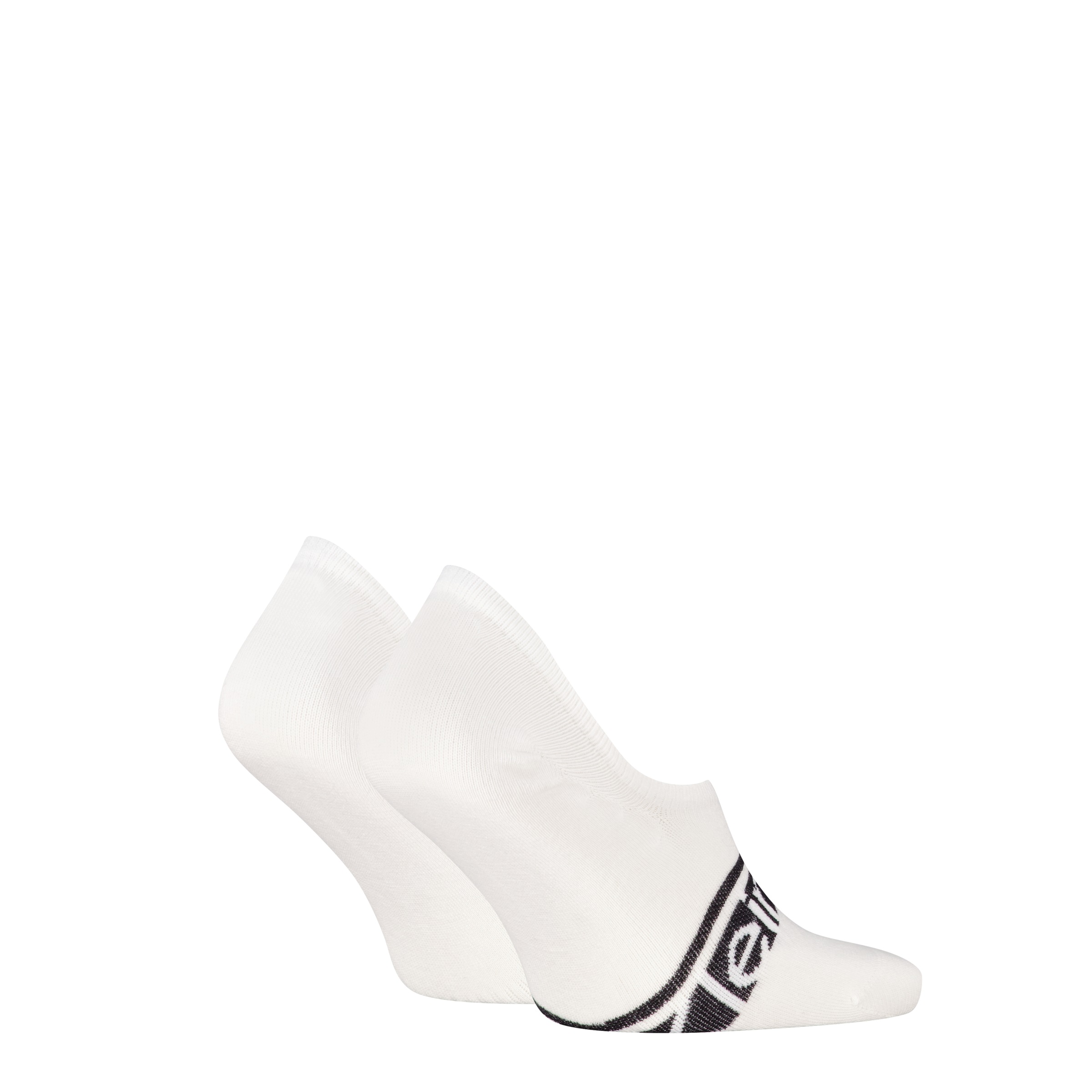 Calvin Klein Chaussons »CK MEN FOOTIE HC LOGO STRIPE« 2 paires,  Picots antidérapants au talon, mélange coton, élastique