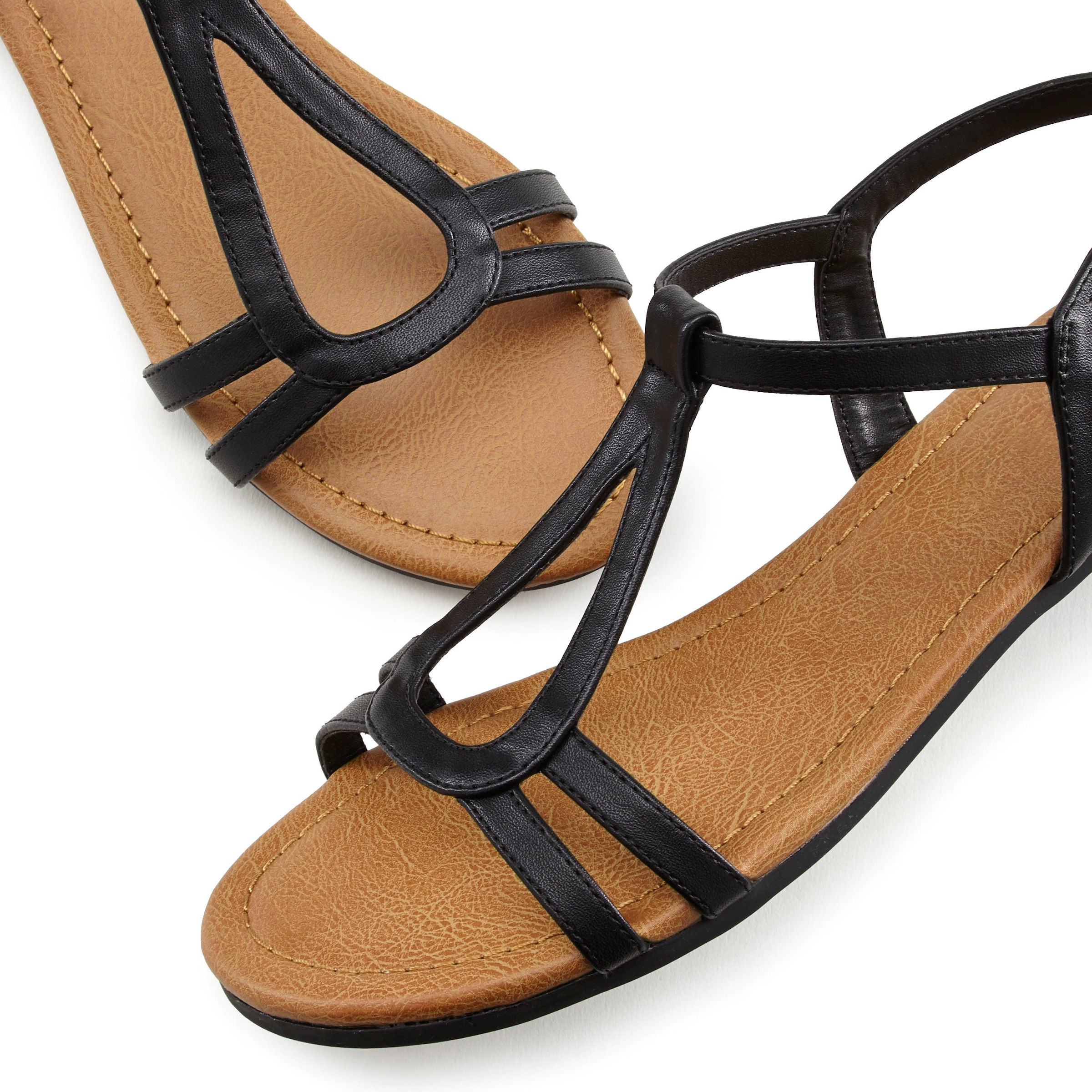 Vivance Sandale »Sommerschuh«, Sandalette, Sommerschuh mit raffinierten Riemchen VEGAN