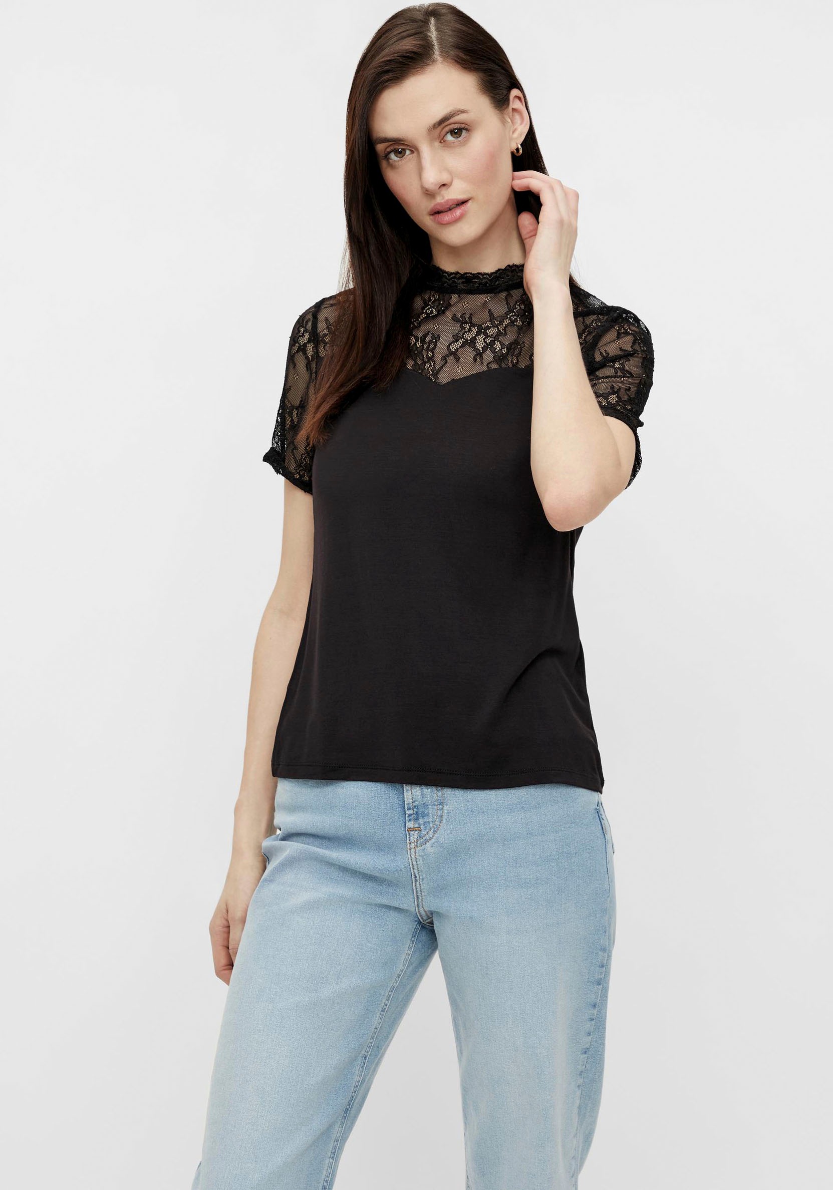 Image of pieces Spitzenshirt »PCPINA« bei Ackermann Versand Schweiz