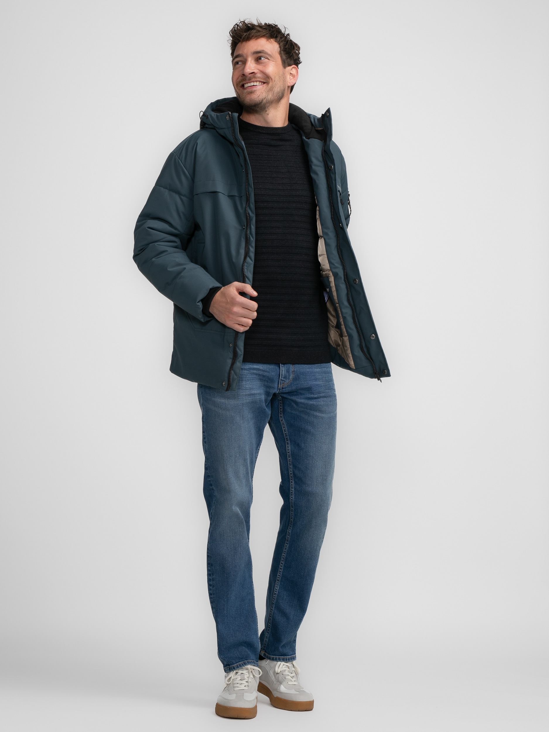 Petrol Industries Parka, mit Kapuze, mit verstellbarer Kapuze