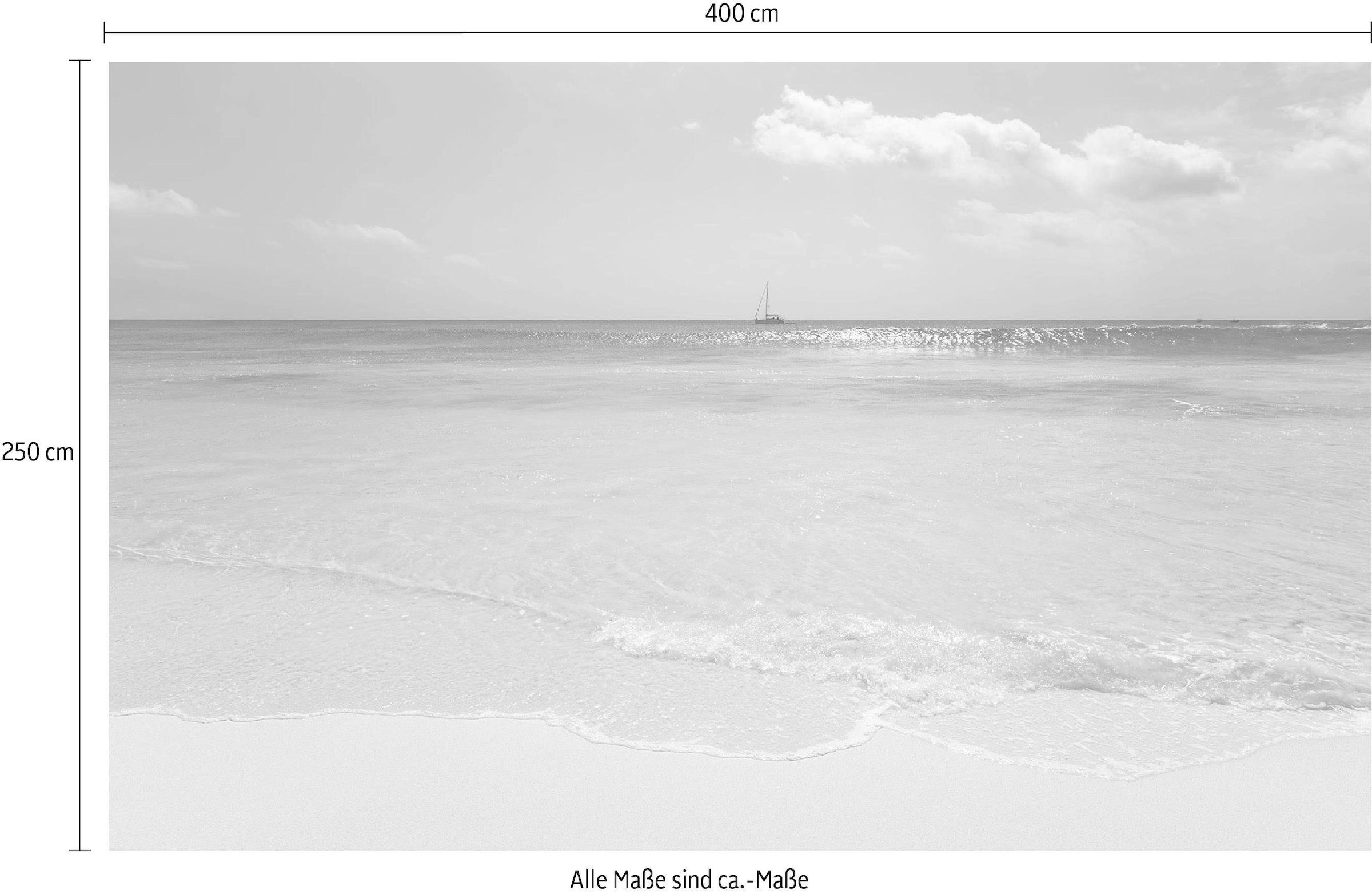 Komar Vliestapete »Azur Ocean«, 400x250 cm (Breite x Höhe), Vliestapete, 100 cm Bahnbreite