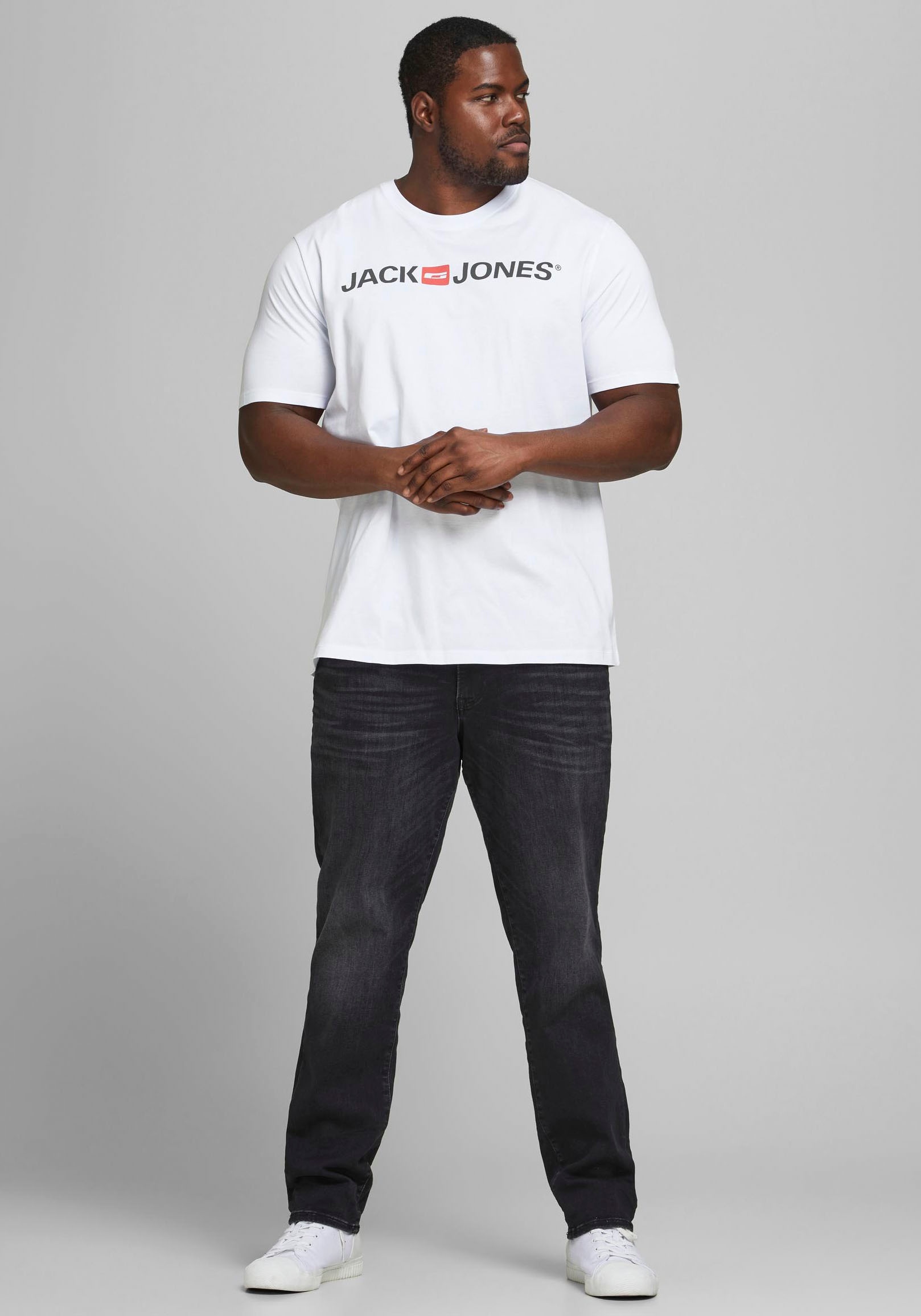 Jack & Jones PlusSize T-Shirt »CORP LOGO TEE«, bis Grösse 6XL