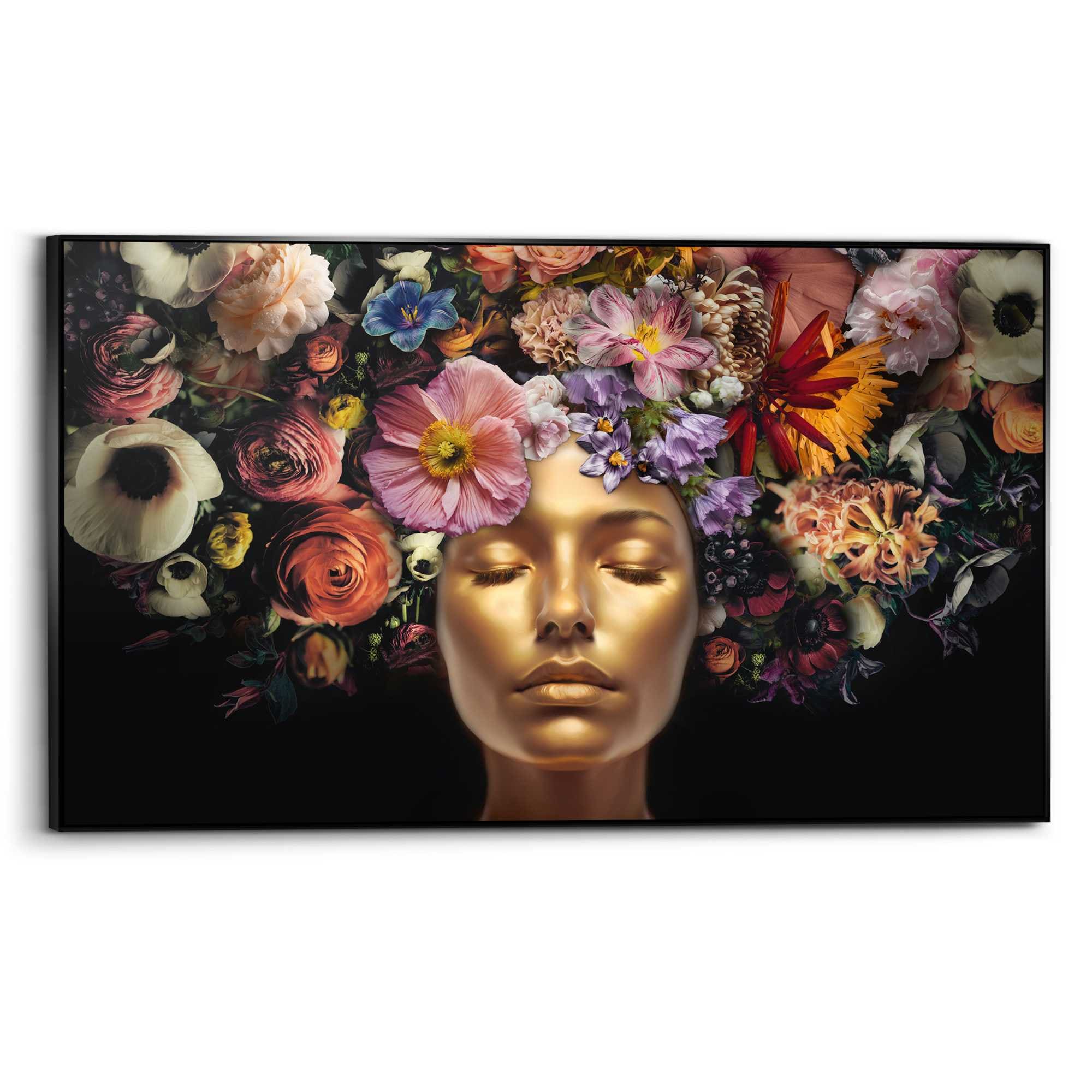 Reinders! Wandbild »Serene Goldfarbenen«