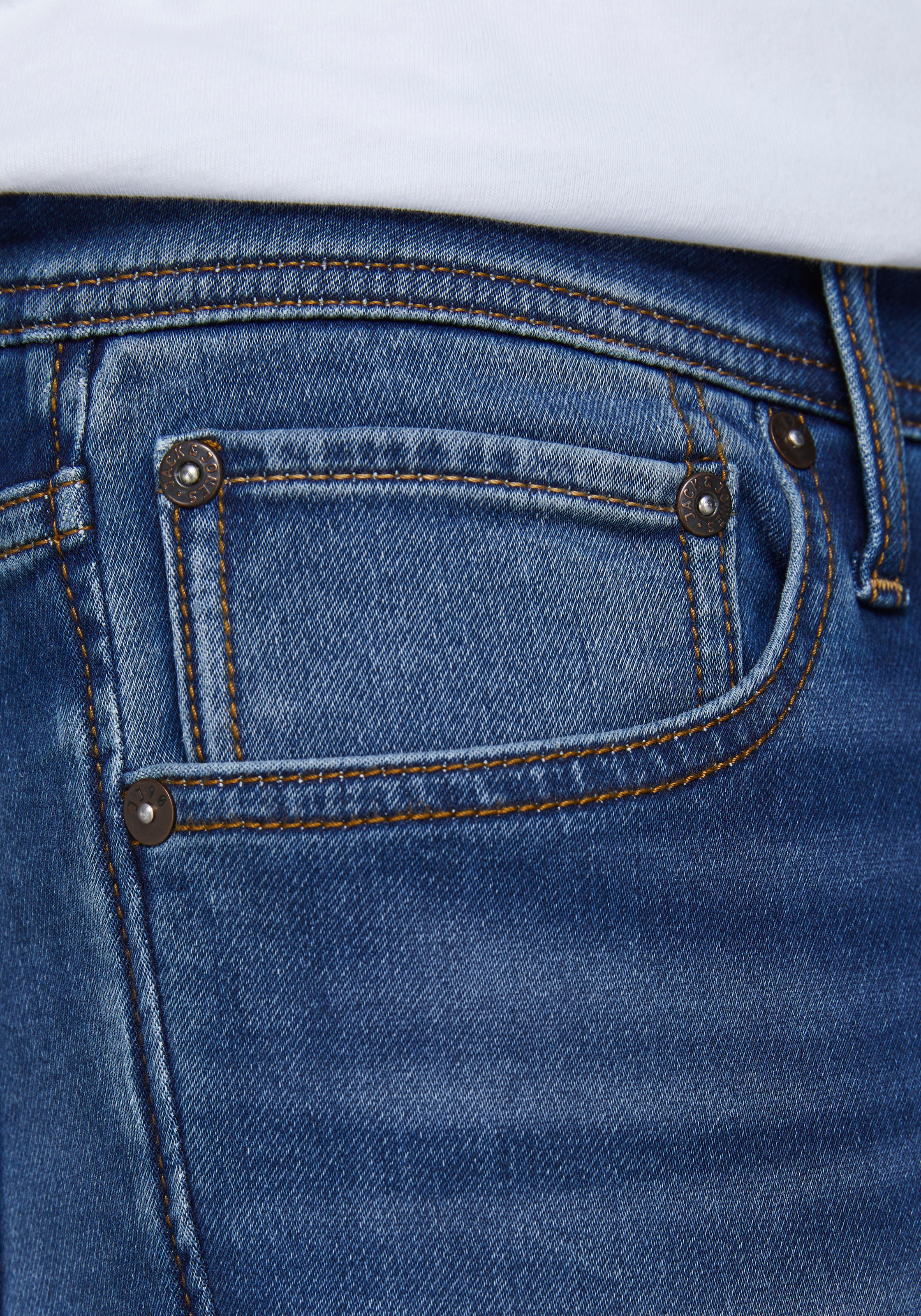 Jack & Jones Slim-fit-Jeans »JJIGLENN JJORIGINAL«