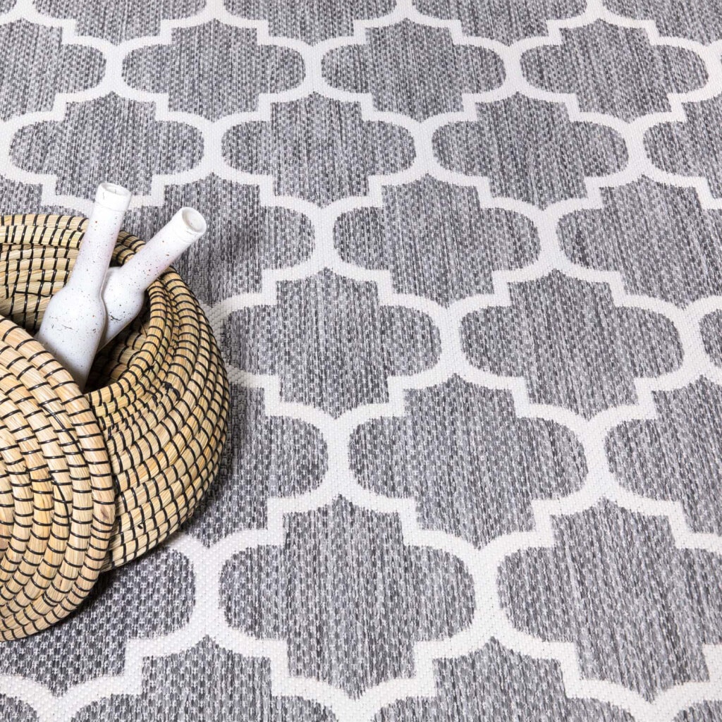 Flachgewebe, erhältlich Carpet auch quadratischer in UV-beständig, Form »Outdoor«, rechteckig, Teppich City