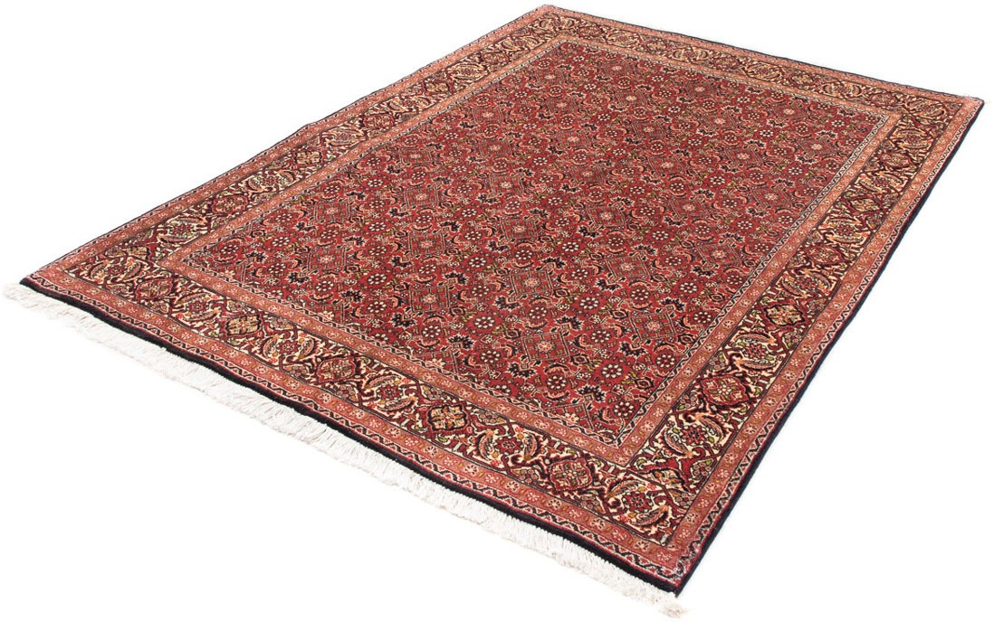 Image of morgenland Orientteppich »Perser - Bidjar - 205 x 141 cm - dunkelrot«, rechteckig, 15 mm Höhe, Wohnzimmer, Handgeknüpft, Einzelstück mit Zertifikat bei Ackermann Versand Schweiz