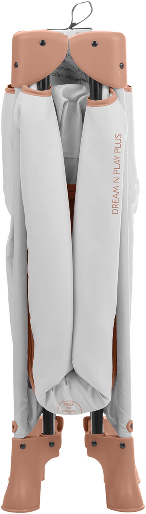 Hauck Lit de voyage pour bébé »Dream N Play Plus, Dusty Cork« Vorderausstieg