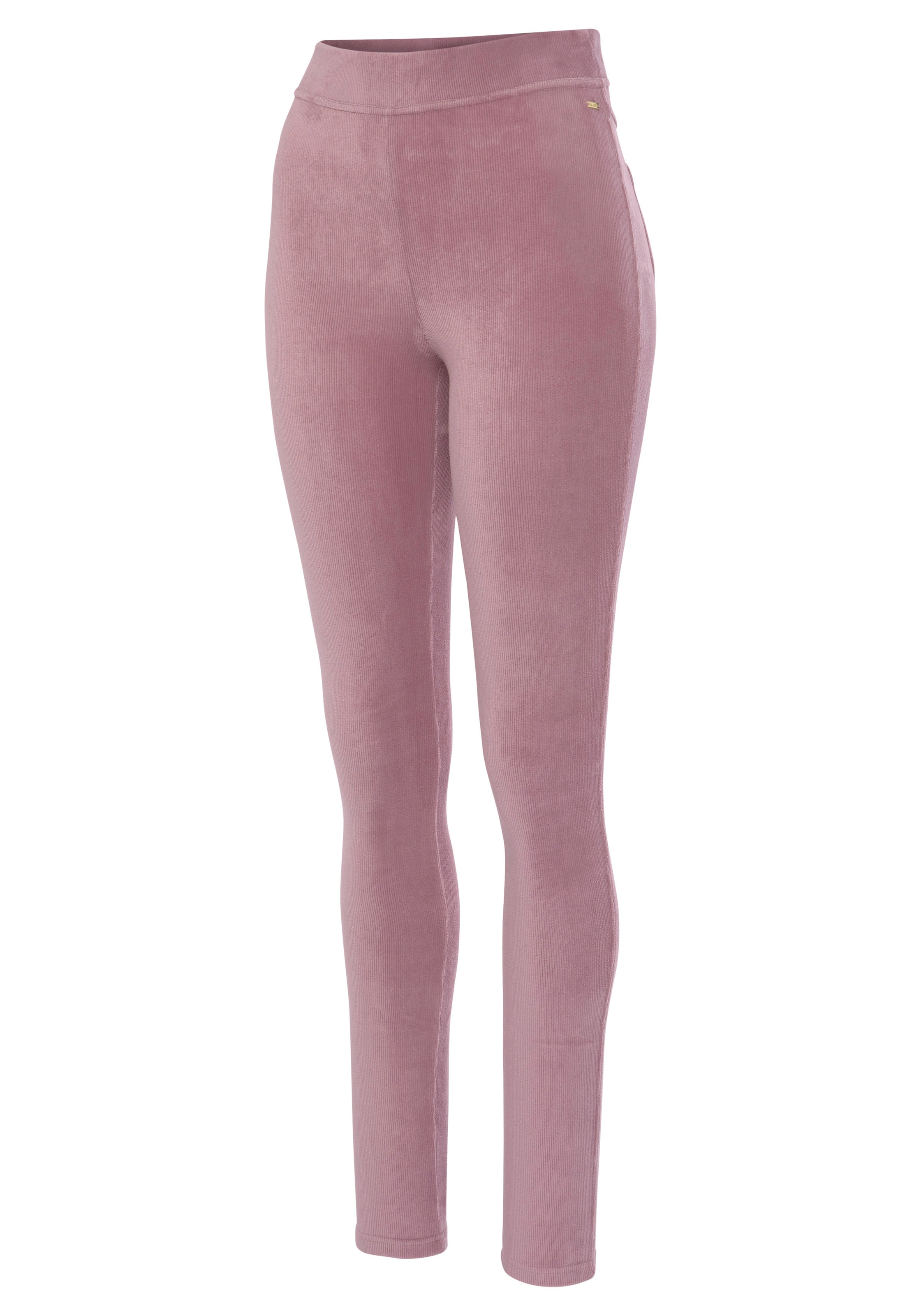 LASCANA Leggings, aus weichem Material in Cord-Optik, Loungewear