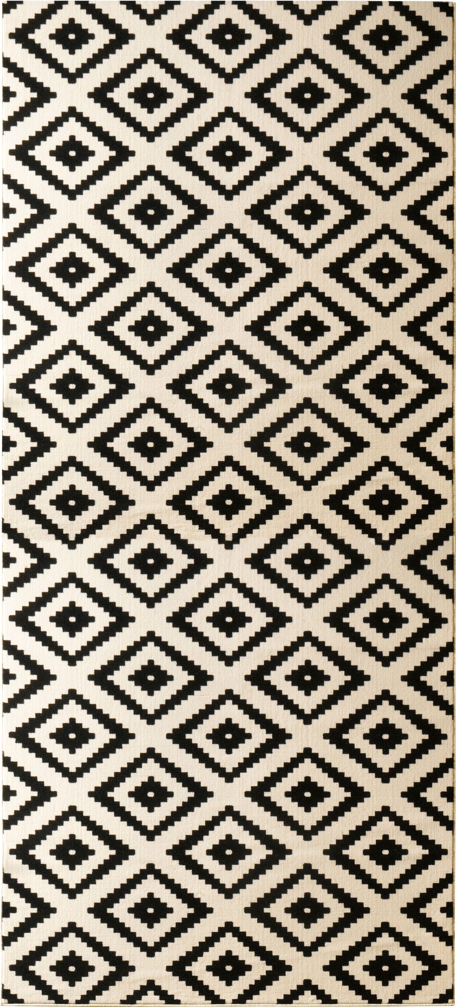 HANSE Home Teppich »Raute«, rechteckig, 9 mm Höhe, Läufer, Kurzflor, Skandi, Raute, Wohnzimmer, Schlafzimmer, Flur
