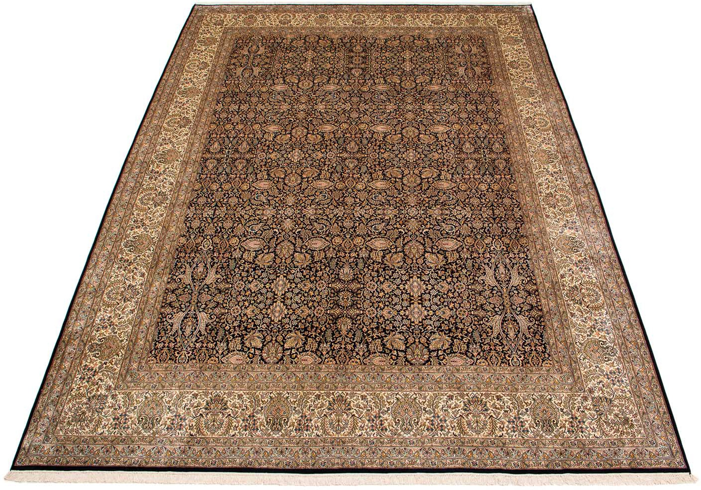 Image of morgenland Orientteppich »Perser - Classic - 424 x 304 cm - mehrfarbig«, rechteckig, 10 mm Höhe, Wohnzimmer, Handgeknüpft, Einzelstück mit Zertifikat bei Ackermann Versand Schweiz