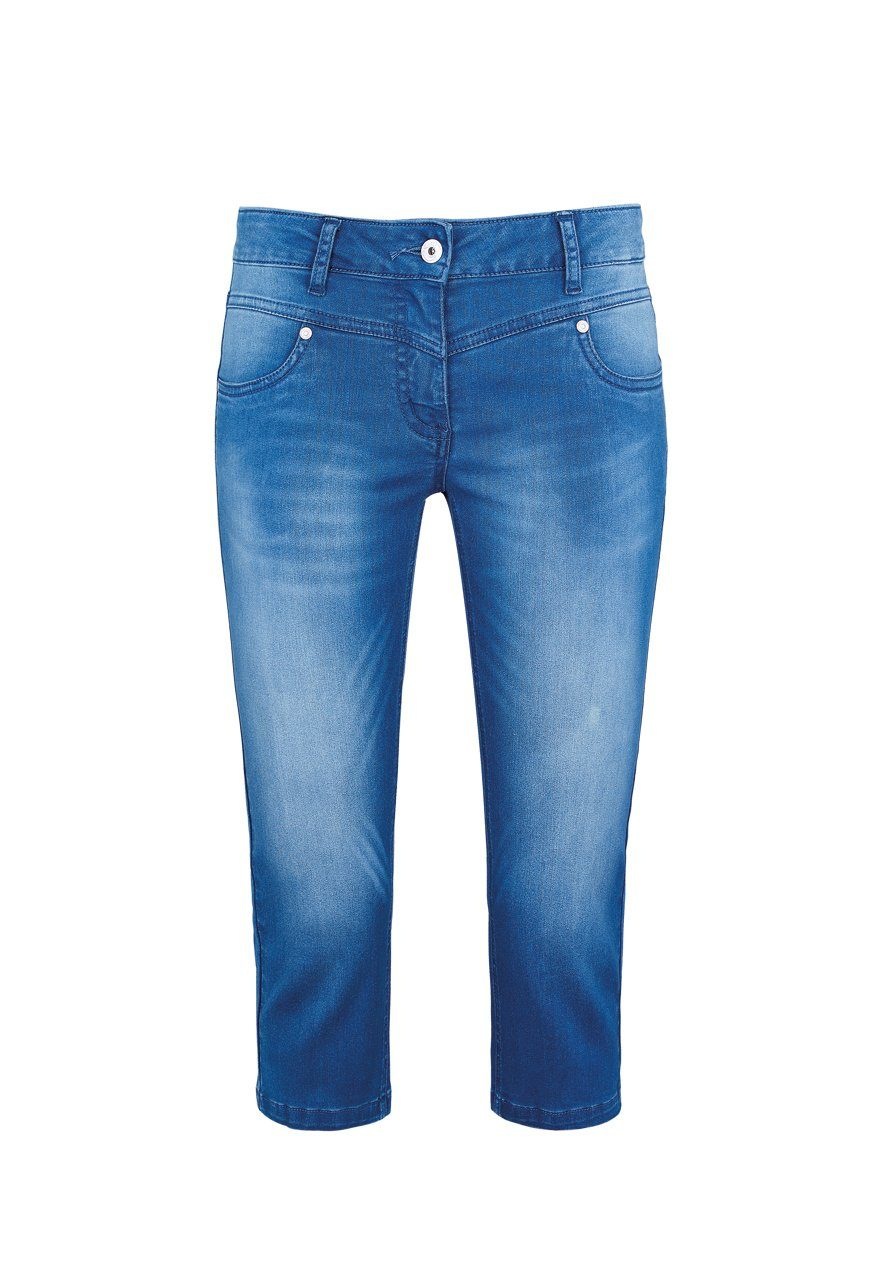 3/4-Jeans »Push up Capri VICTORIA DARK«