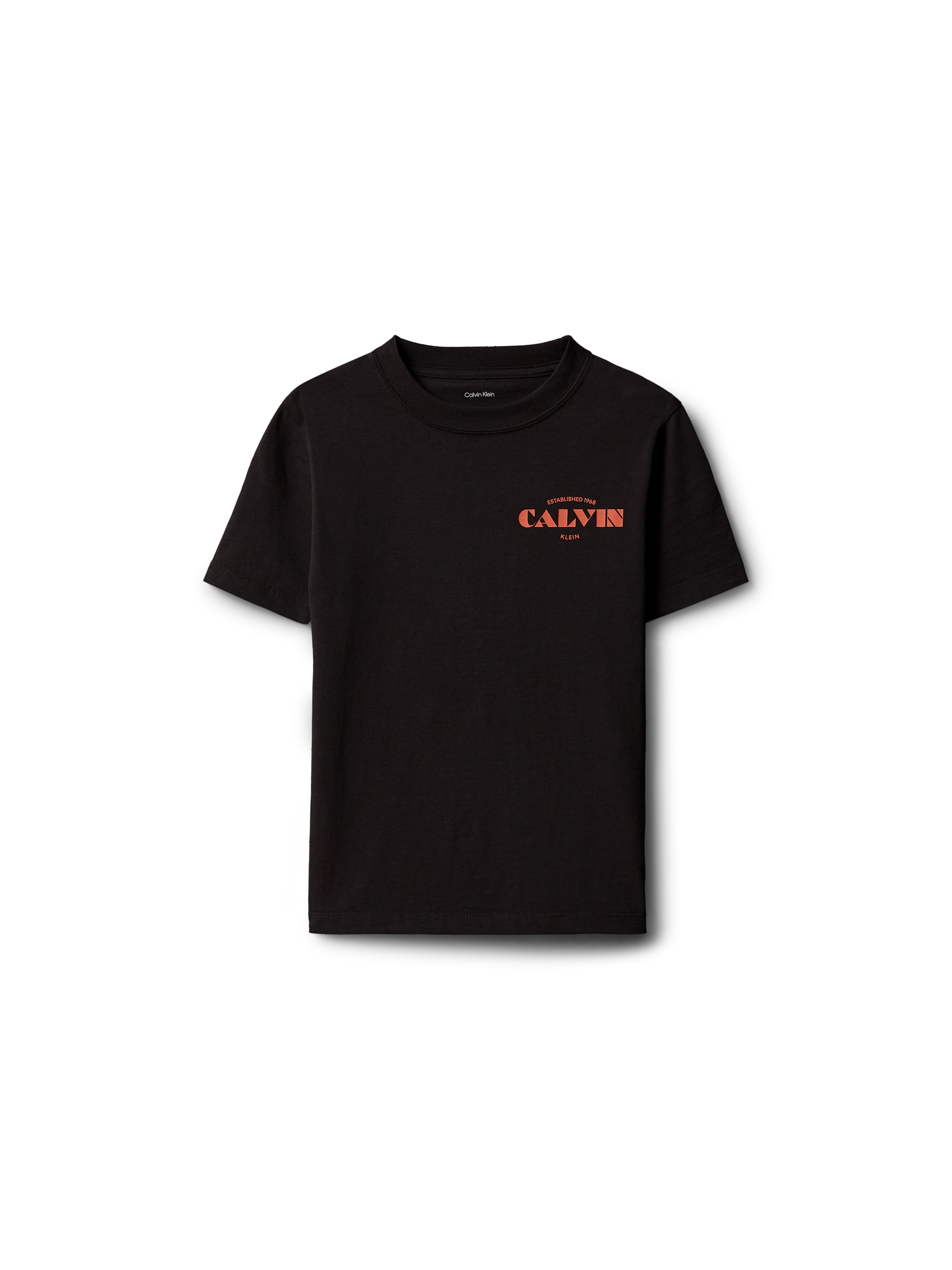 Calvin Klein Jeans T-Shirt »CALVIN SMALL CHEST PRINT TEE« Regular fit mit Rundhalsausschnitt