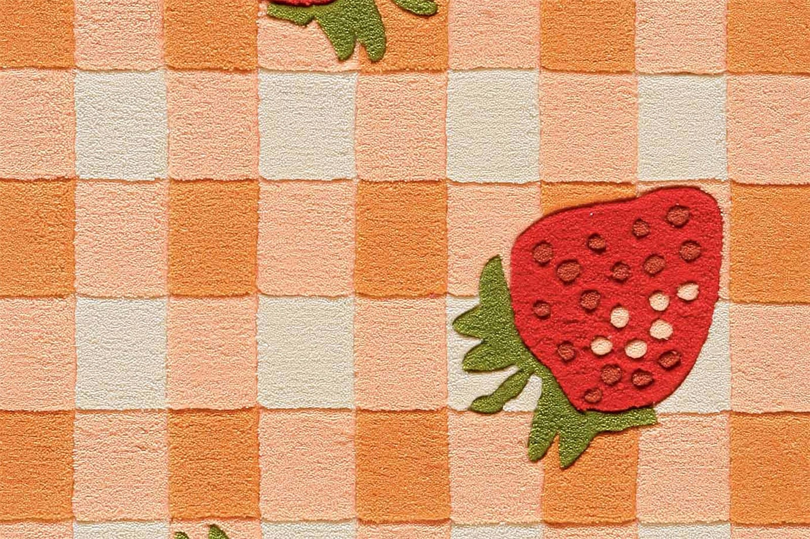Arte Espina Teppich »Joy 996«, rechteckig, 22 mm Höhe, Farbenfrohes Design mit süssen Erdbeeren