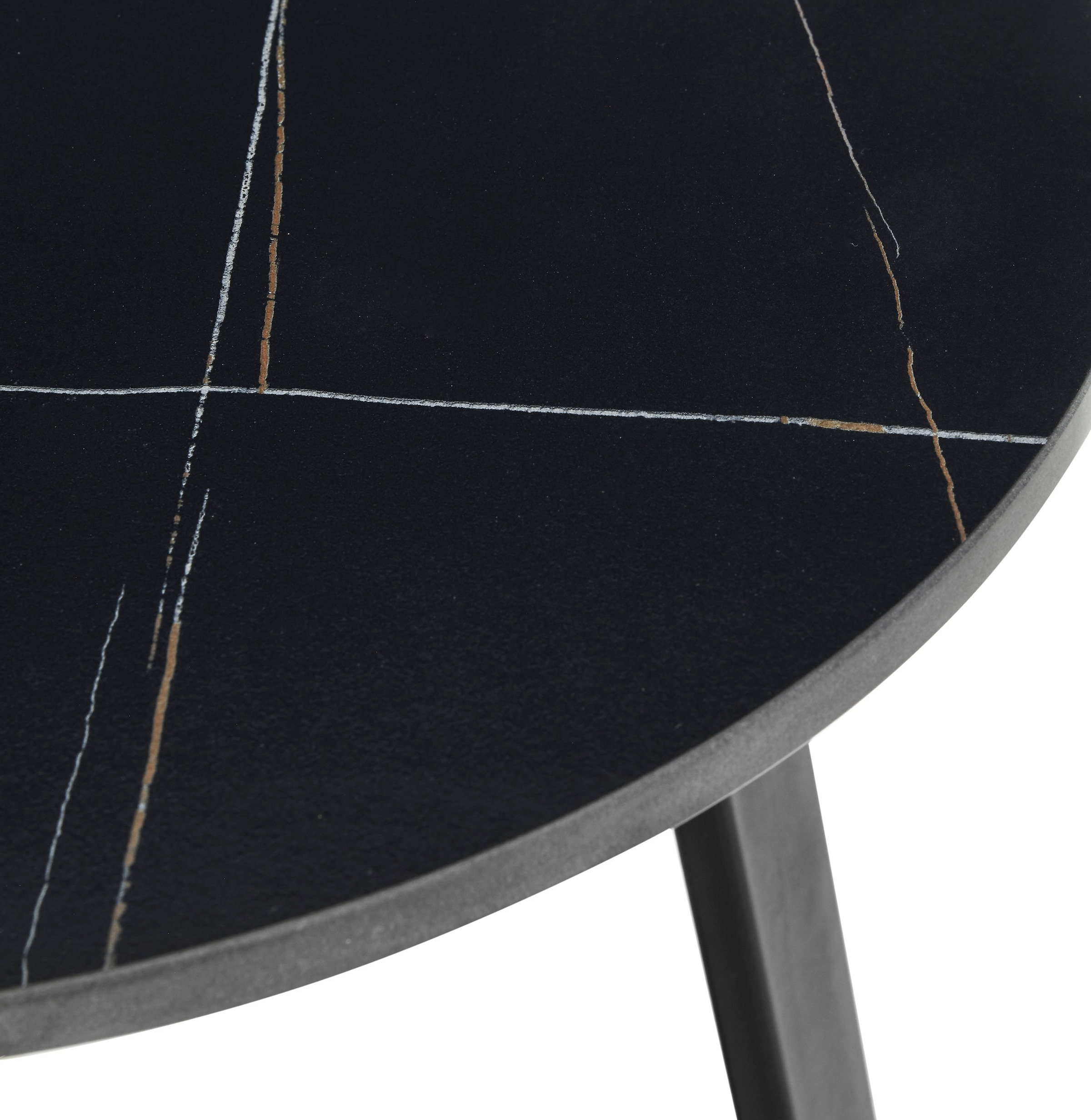 Stolkom Couchtisch »Jason«, 2-er Set Keramik weiss und schwarz