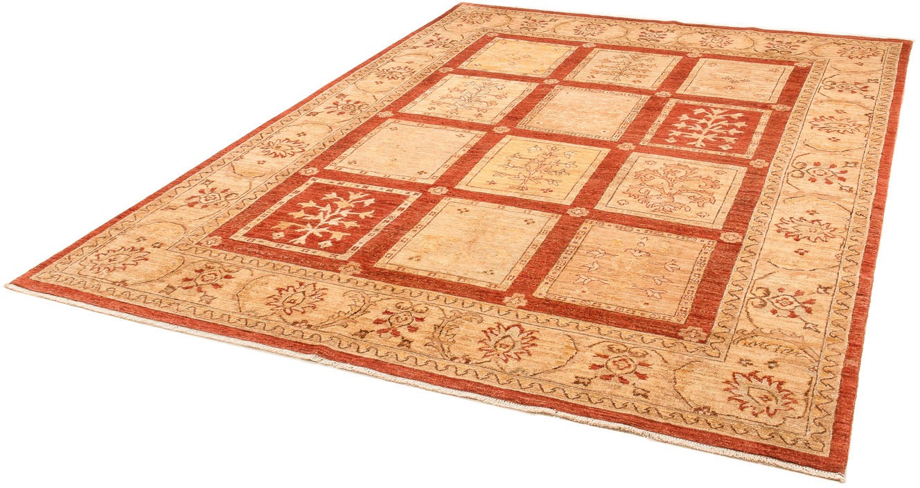 Image of morgenland Orientteppich »Ziegler - 272 x 198 cm - rost«, rechteckig, 6 mm Höhe, Wohnzimmer, Handgeknüpft, Einzelstück mit Zertifikat bei Ackermann Versand Schweiz