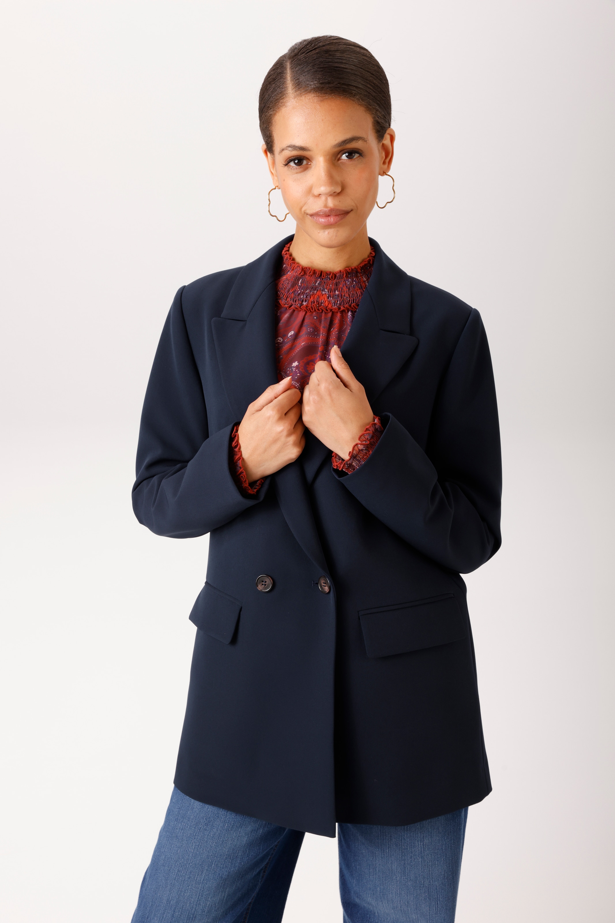 Image of Aniston CASUAL Longblazer mit Reverskragen - NEUE KOLLEKTION