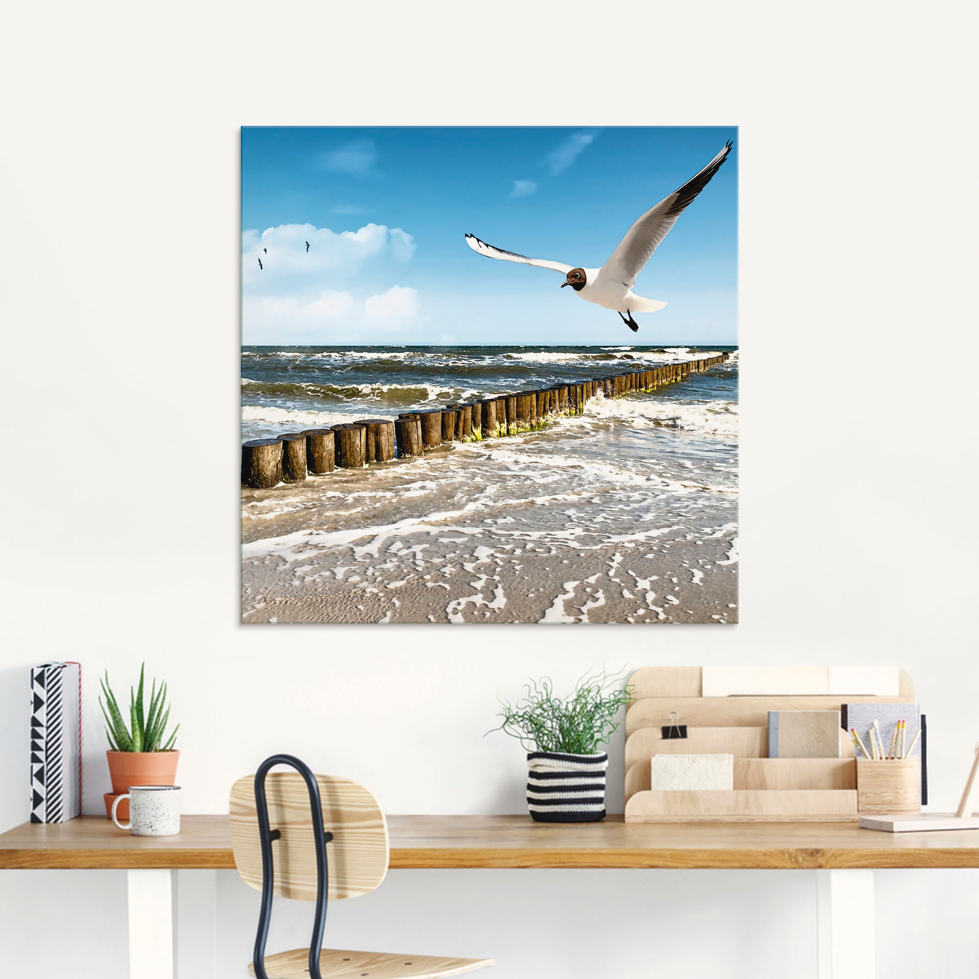 Artland Glasbild »Ostsee«, Gewässer, (1 St.), in verschiedenen Grössen