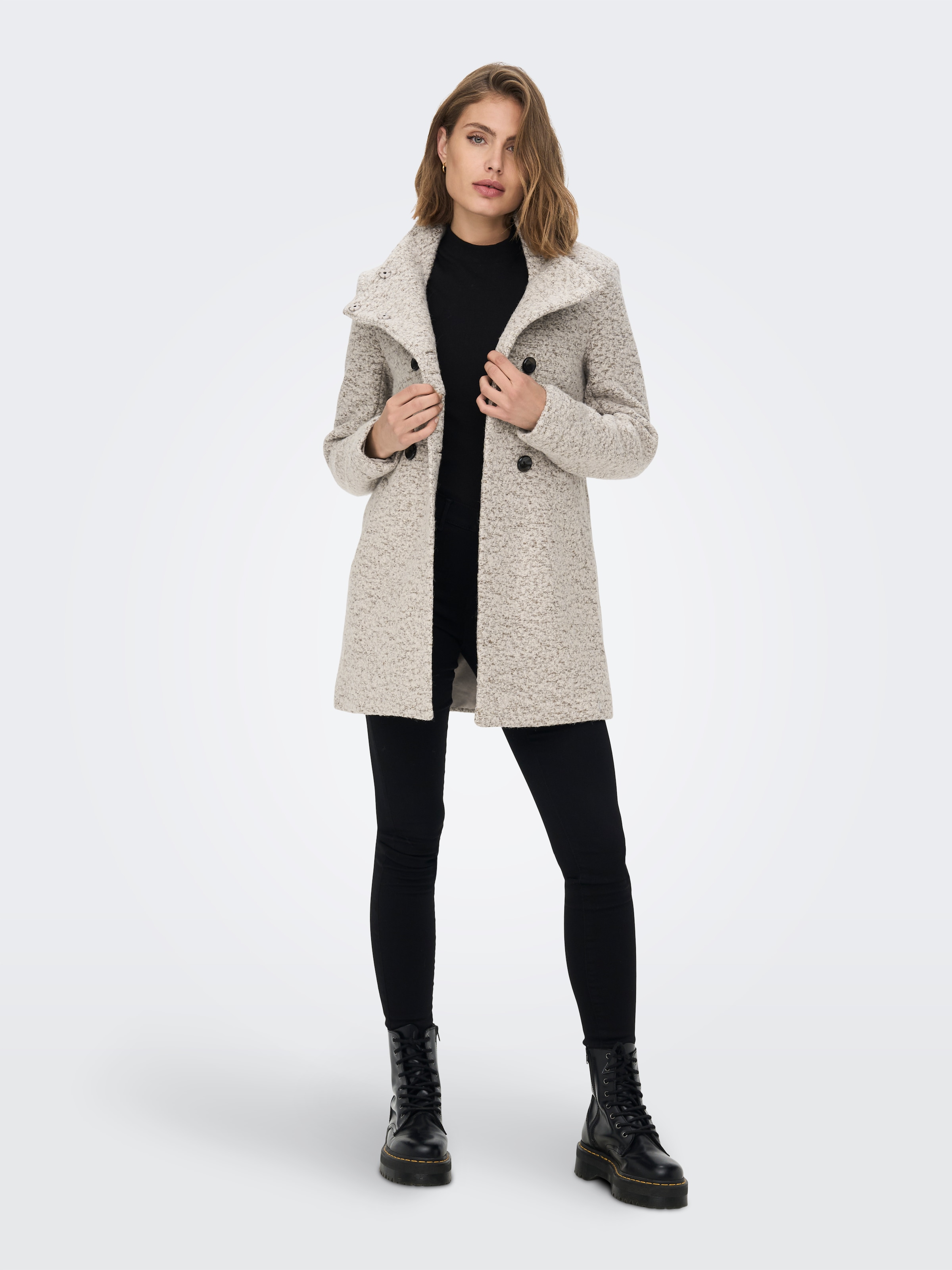 ONLY Veste longue »ONLNEWSOPHIA WOOL COAT OTW CC« mit Wolle