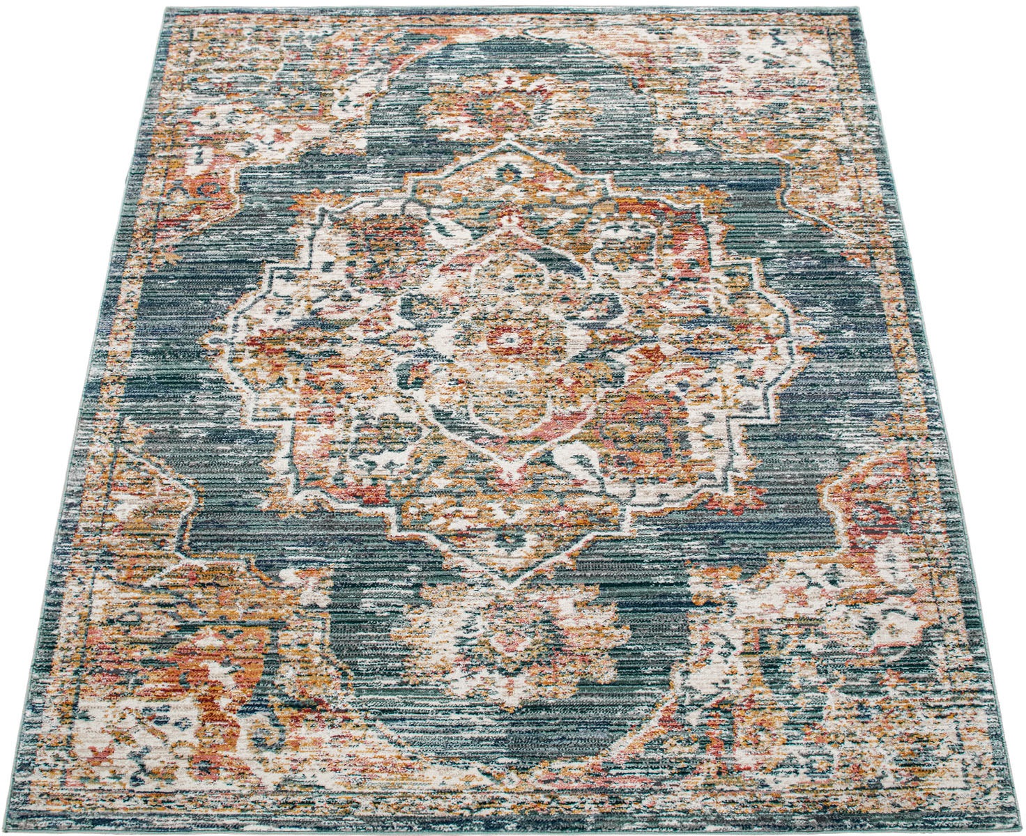 Image of Paco Home Teppich »Herbete 734«, rechteckig, 8 mm Höhe, Kurzflor, Orient-Optik, Vintage Design, Wohnzimmer bei Ackermann Versand Schweiz