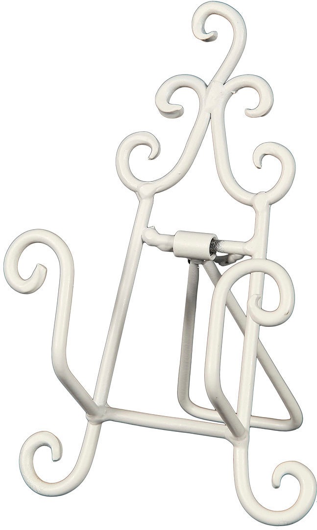 Image of Ambiente Haus Kochbuchhalter "Staffelei in Weiss - 15 cm"