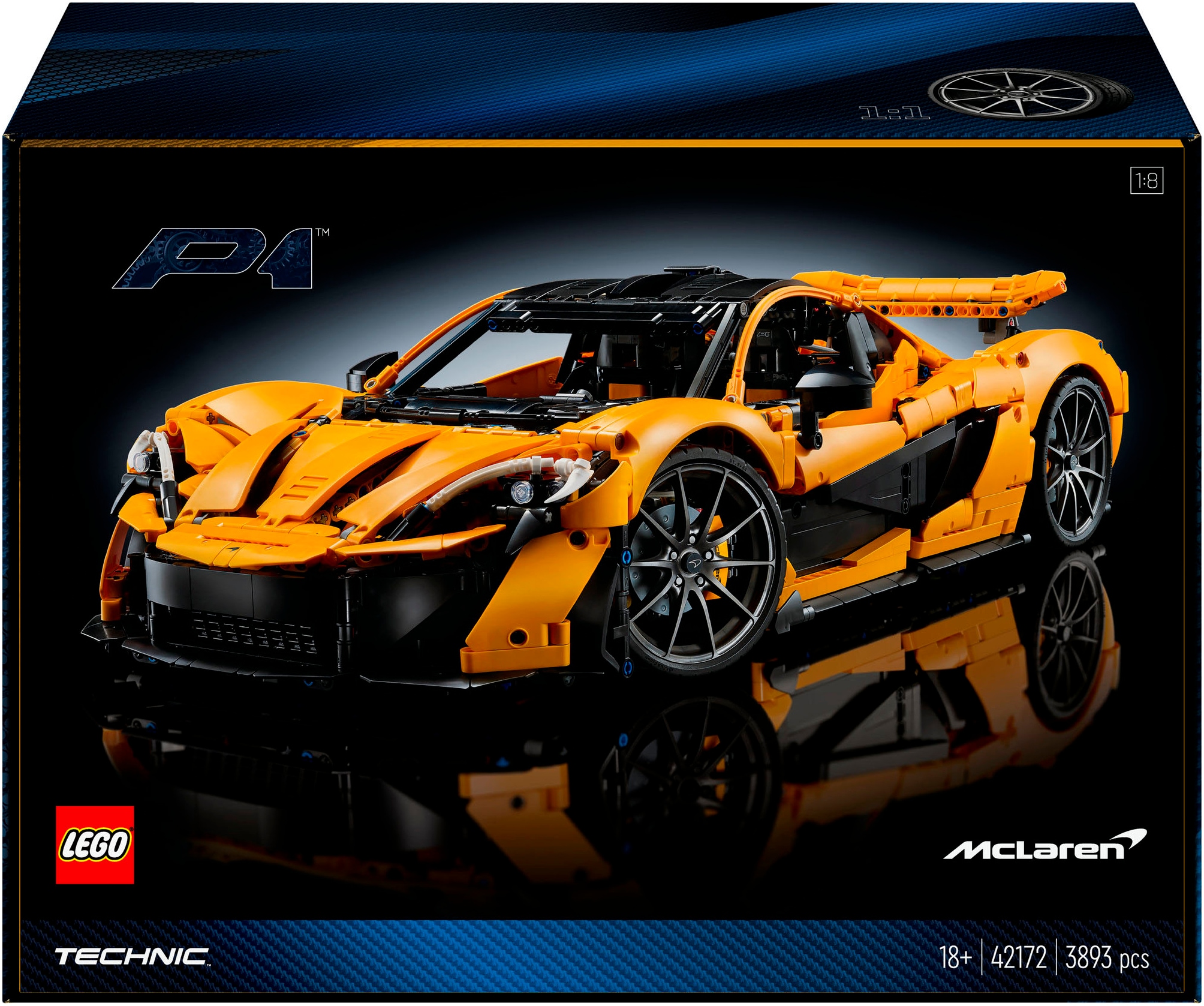 LEGO® Pions de construction »McLaren P1™ (42172), LEGO Technic« Made in Europe