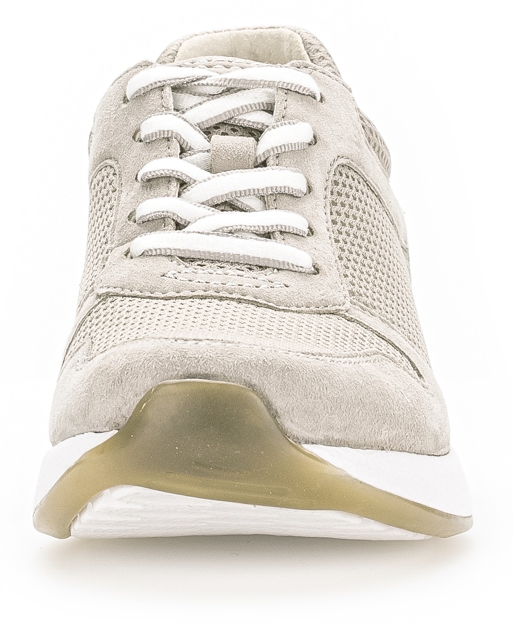 Gabor Rollingsoft Keilsneaker, Freizeitschuh, Halbschuh, Schnürschuh mit OPTIFIT-Wechselfussbett