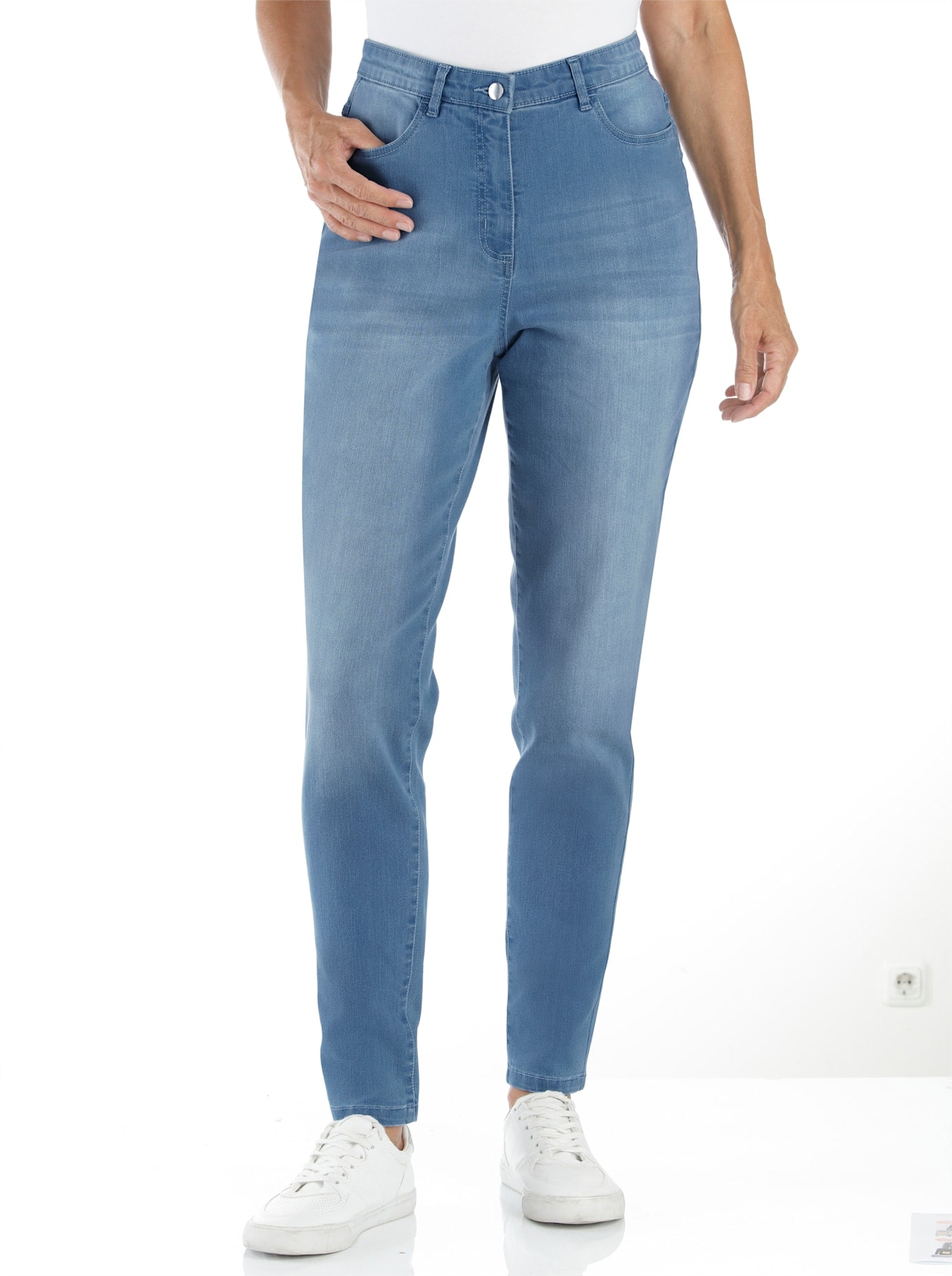 Classic Basics High-waist-Jeans 1 Stk.