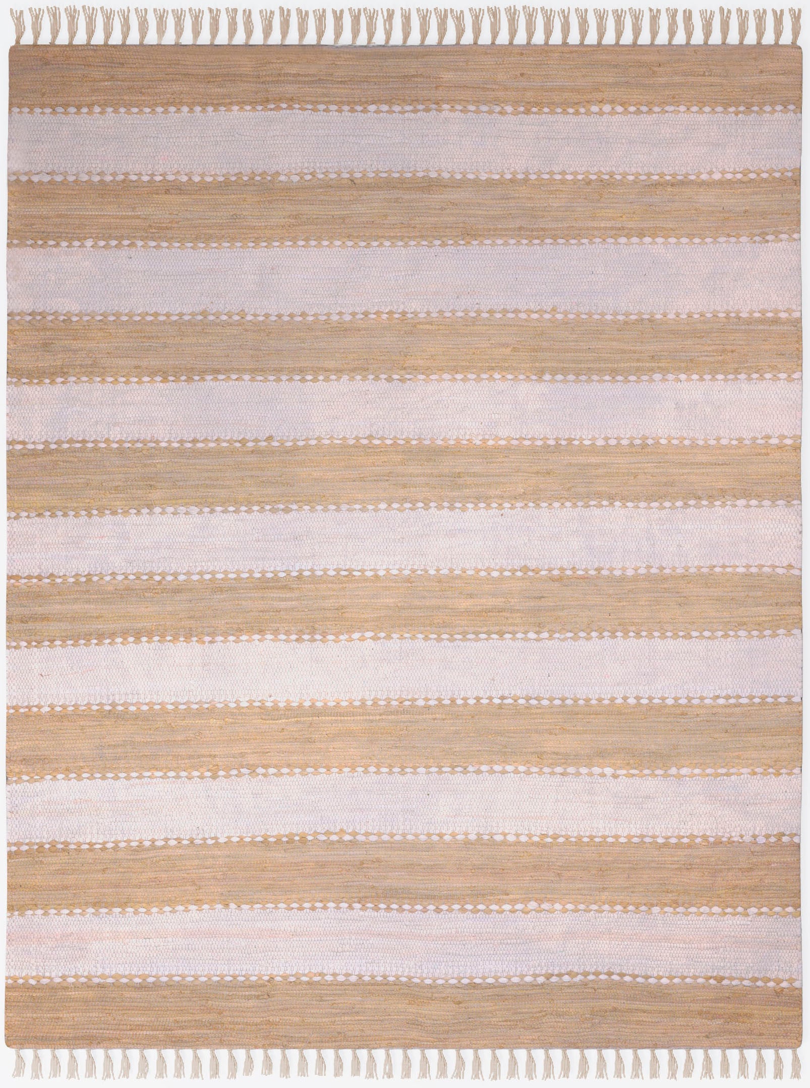 Myflair Möbel & handgewebt, mit Fransen Baumwolle, reine Teppich, »Karim«, Teppich gestreift, Handweb kaufen Accessoires rechteckig