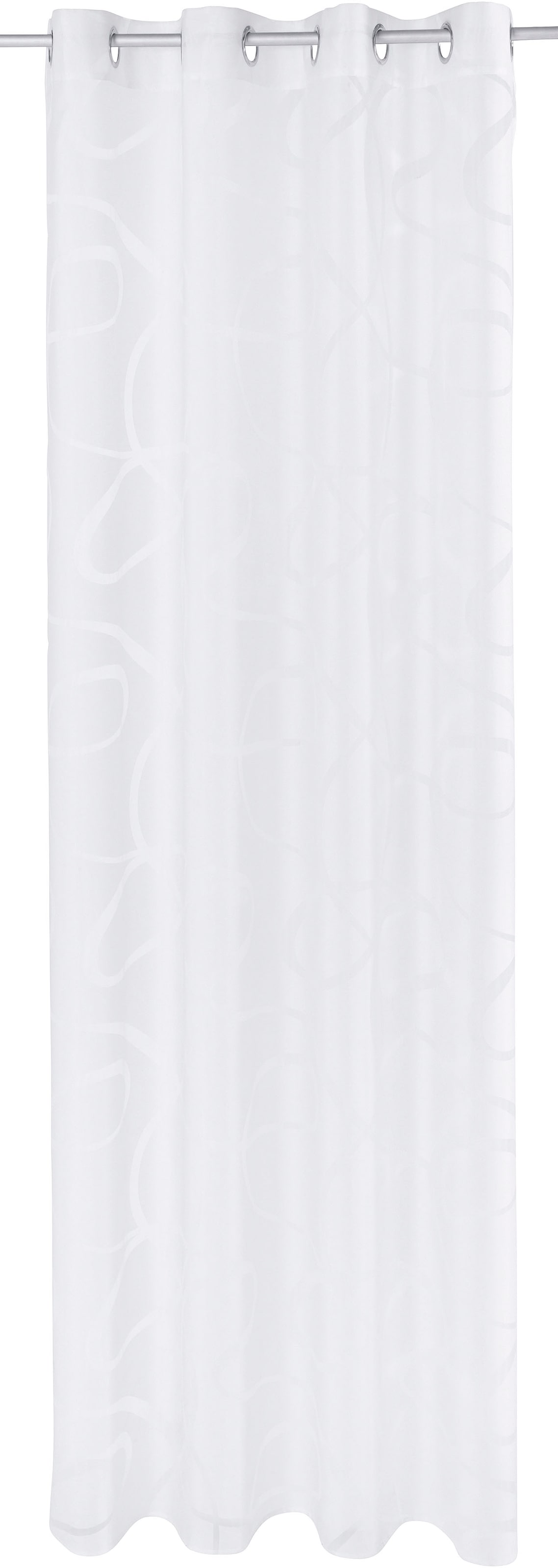 Bruno Banani Gardine »Tilo«, (1 St.), transparent, Ausbrenner, gewebt, verschiedene Grössen