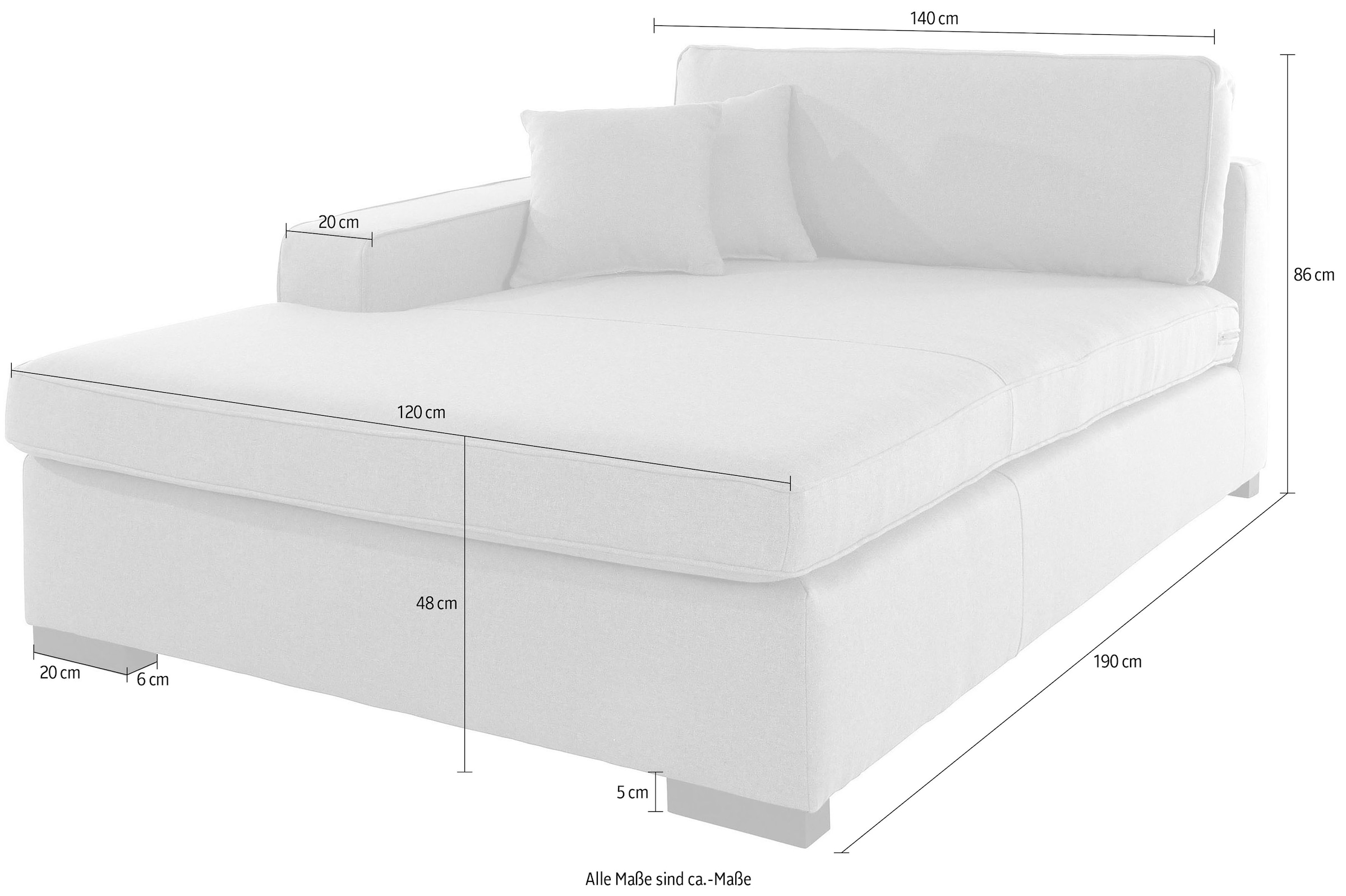 Guido Maria Kretschmer Home&Living Sofaelement »Skara XXL«, Modul XXL - zum eigenen Zusammenstellen, Armlehne links/rechts wählbar