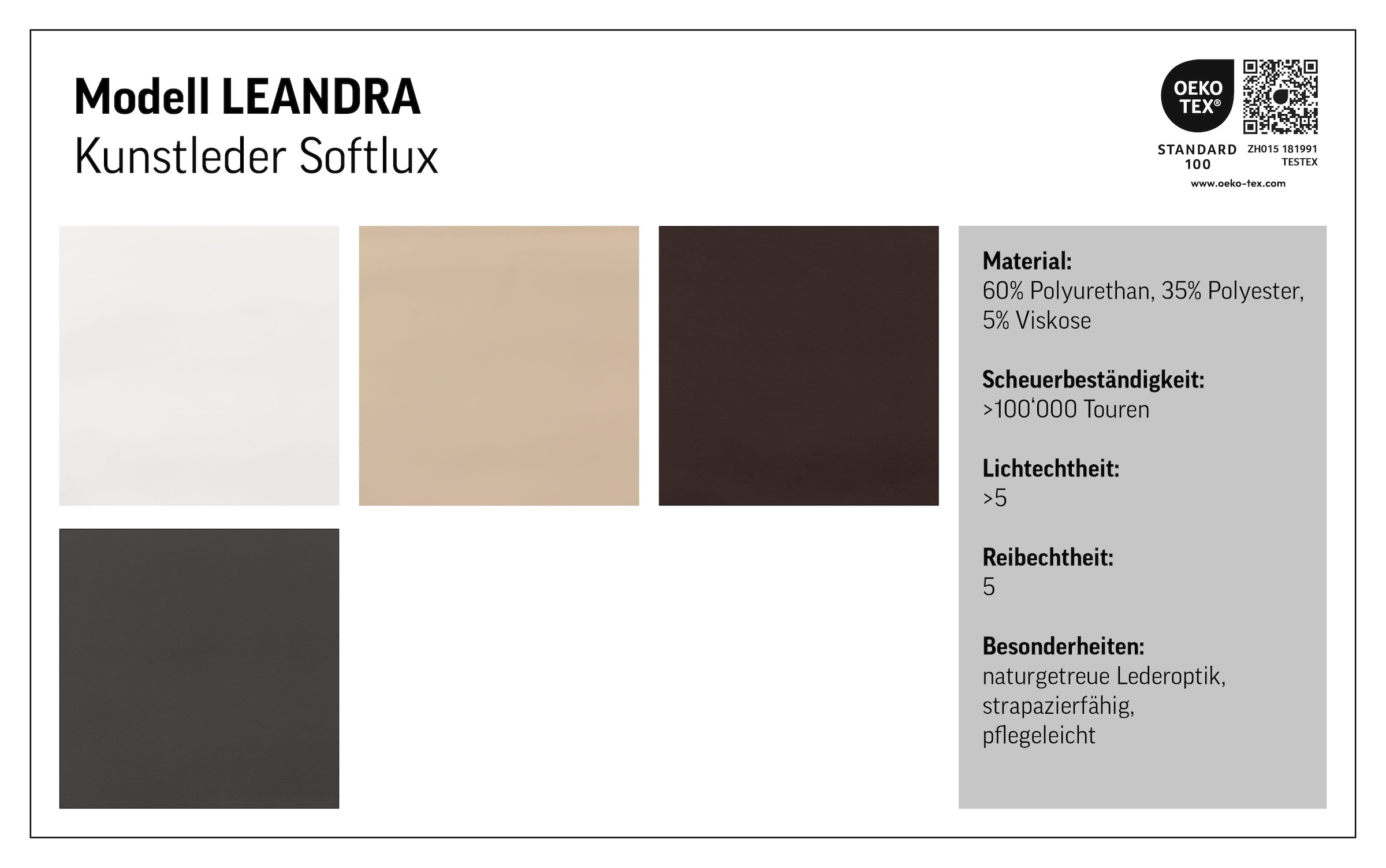 COTTA 2,5-Sitzer »Leandra«, Polstergarnitur, auch als Set erhältlich
