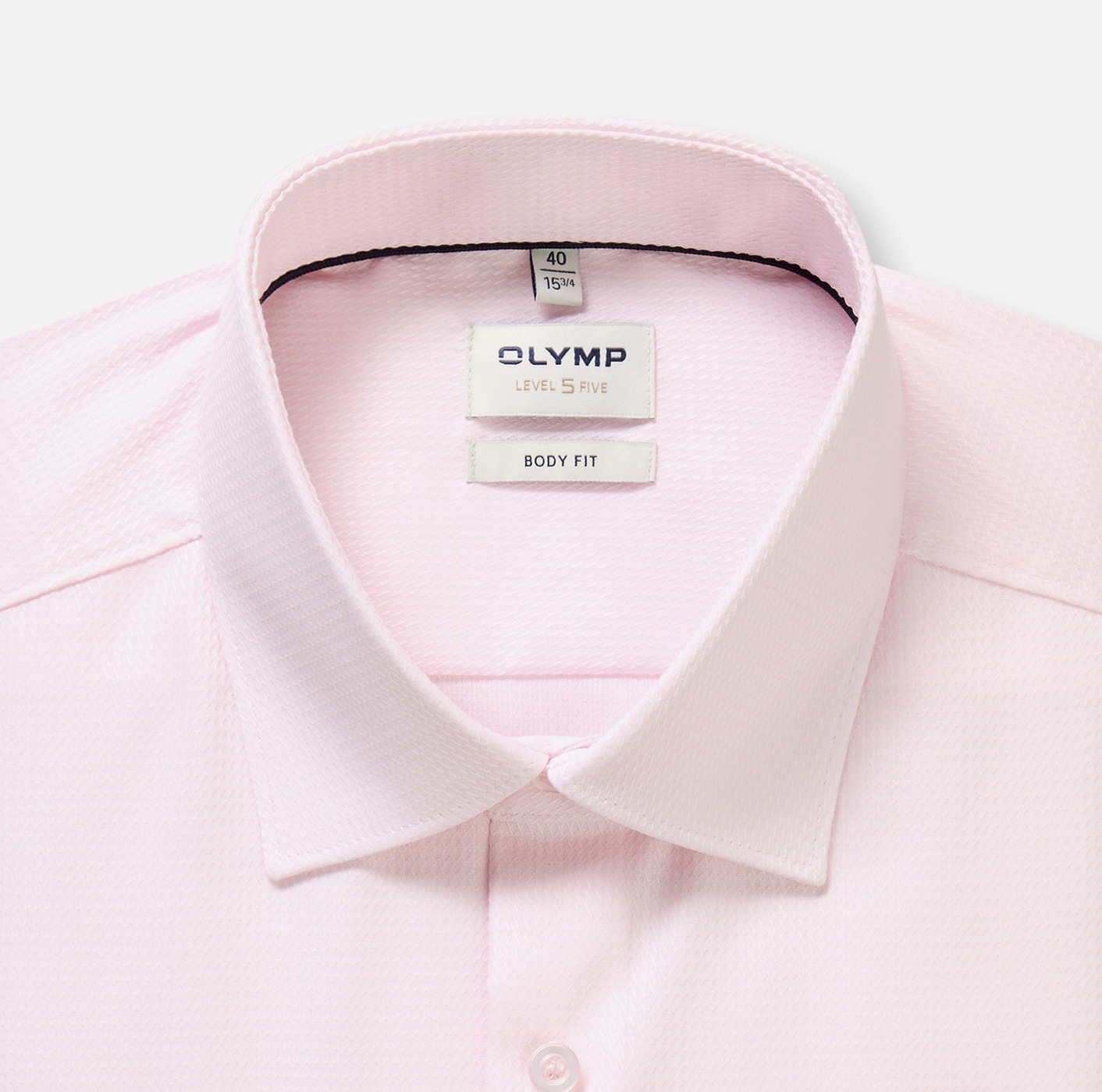 OLYMP Chemise à manches longues »Level Five« Under-Button-down-Kragen, Businesshemd, body fit, fein strukturiert