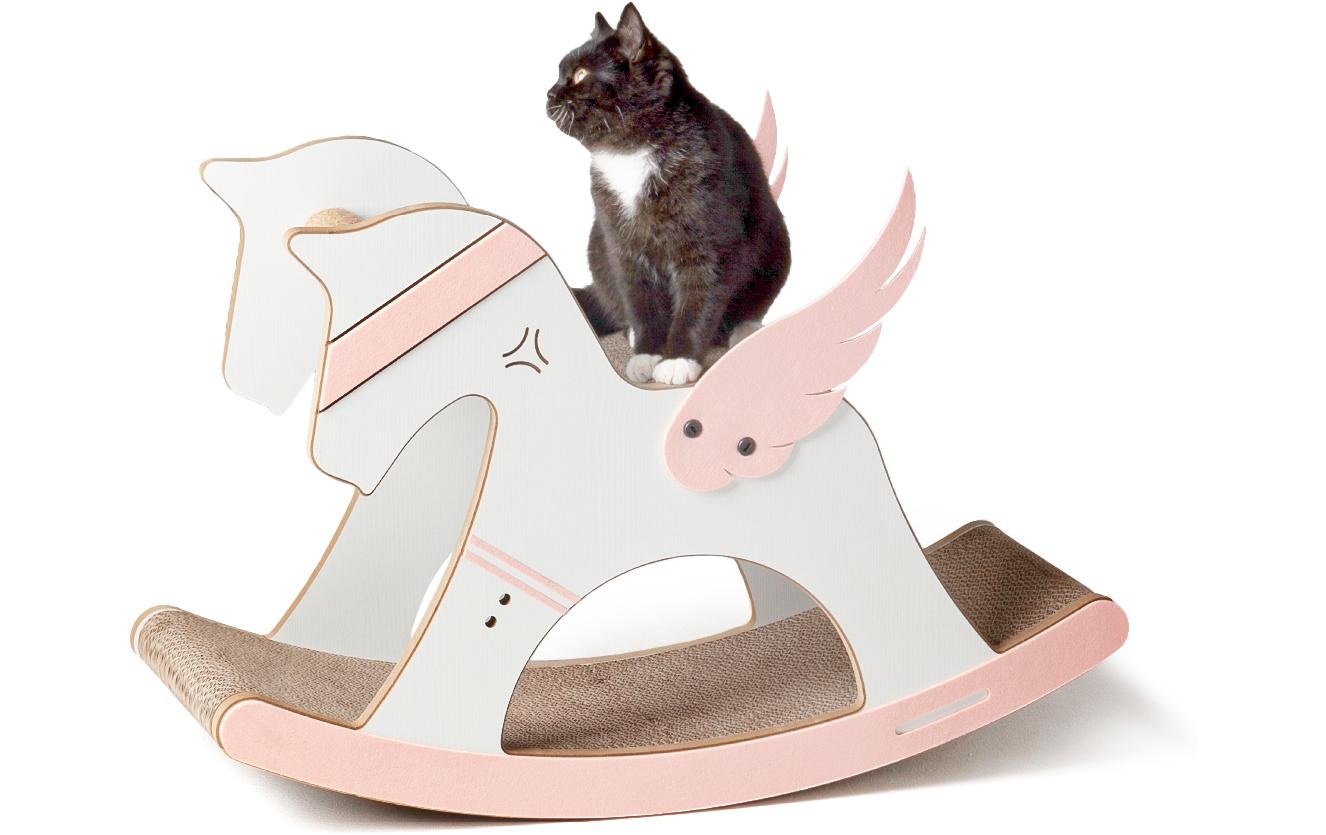   Planche à gratter »CanadianCat Einhorn-Wippe«