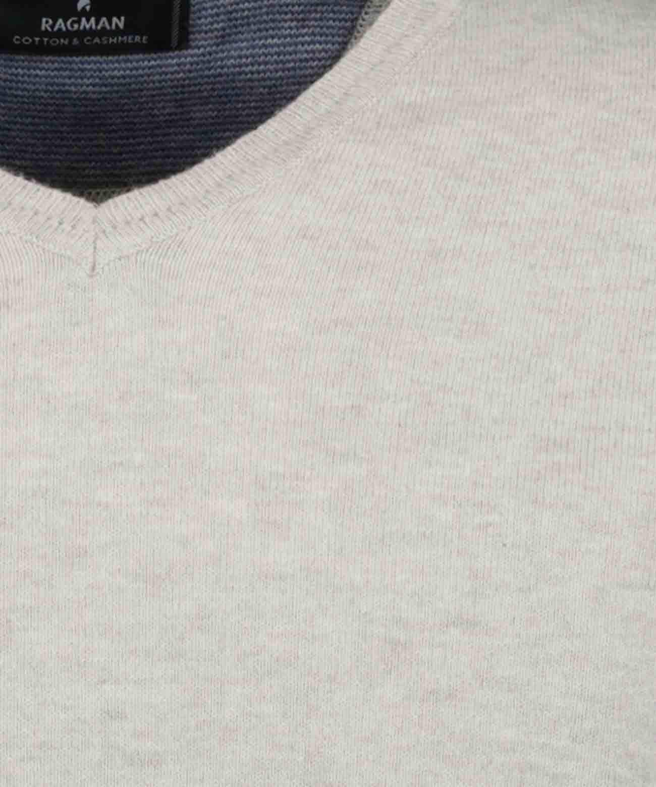 RAGMAN V-Ausschnitt-Pullover
