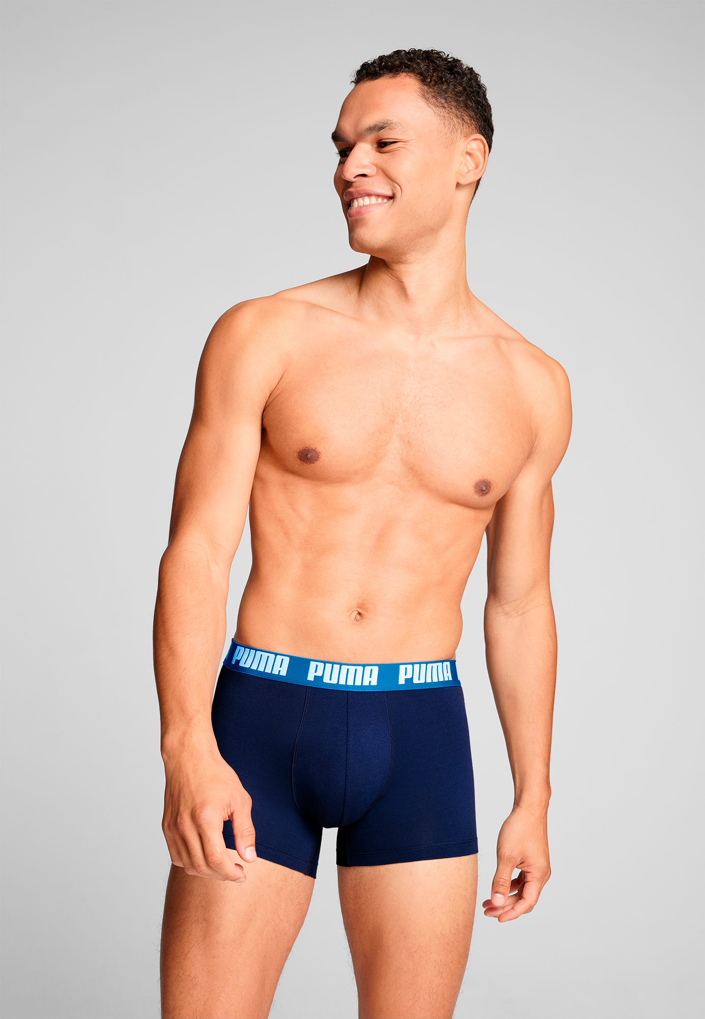 PUMA Boxers »PUMA MEN EVERYDAY BASIC BOXERS 2P« Packung, 2er Pack,  mit Puma Webbund