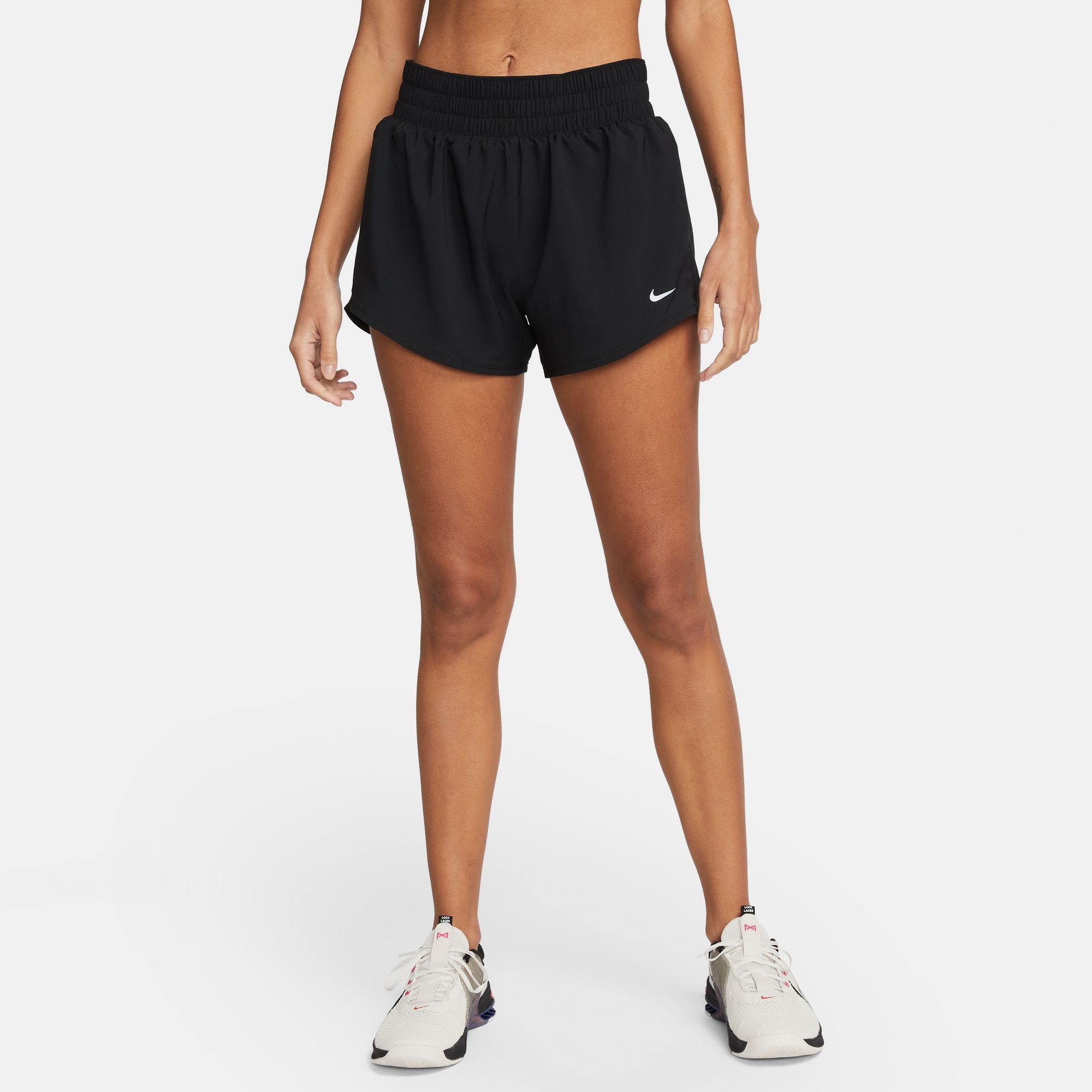 Trainingsshorts »DRI-FIT ONE WOMEN'S MID-RISE BRIEF-LINED SHORTS«