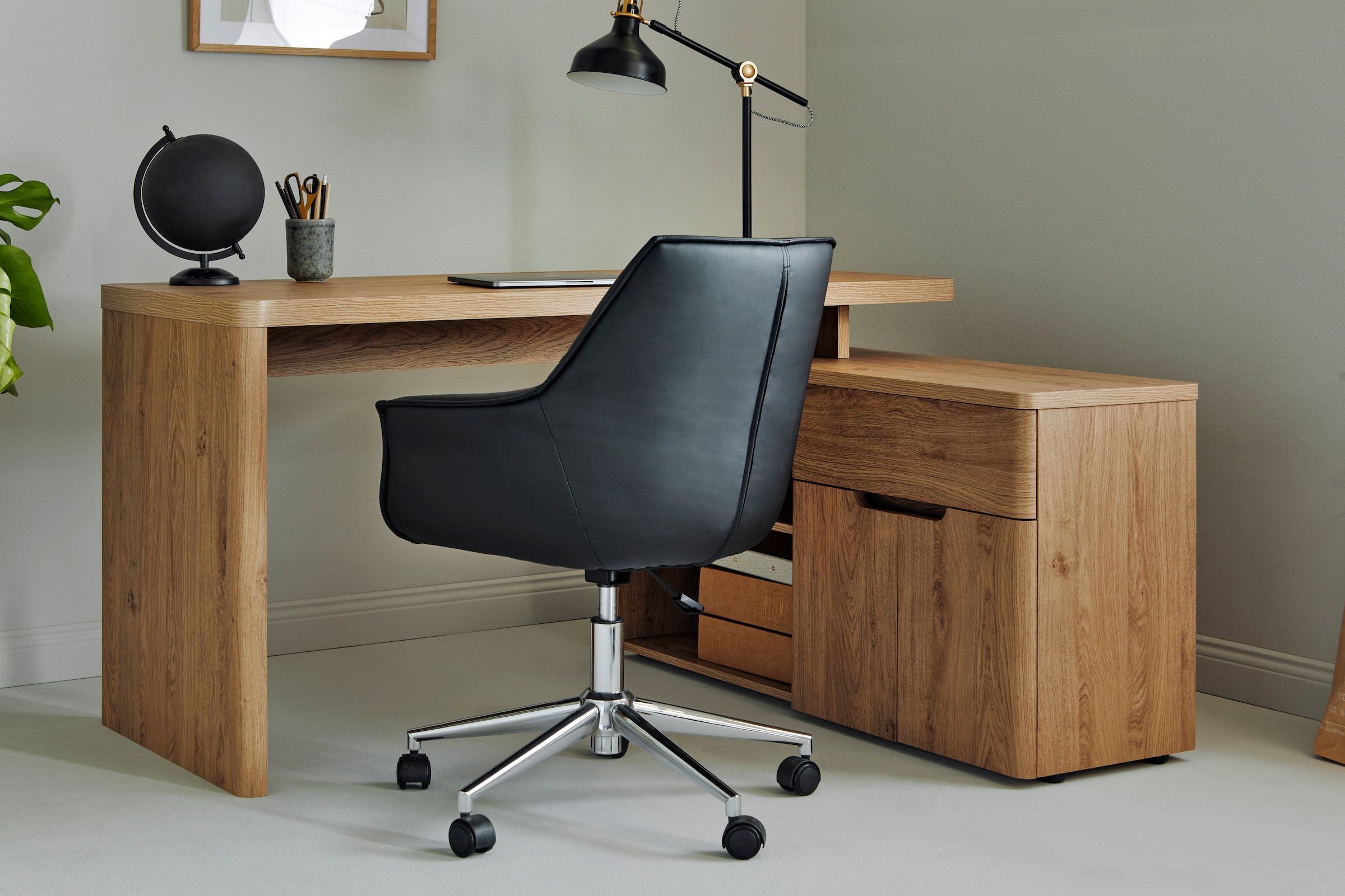 Jahnke Schreibtischstuhl »BOSS WORX« () 1 Stk.Bürostuhl, Schreibtischstuhl, höhenverstellbar, Kunstlederbezug