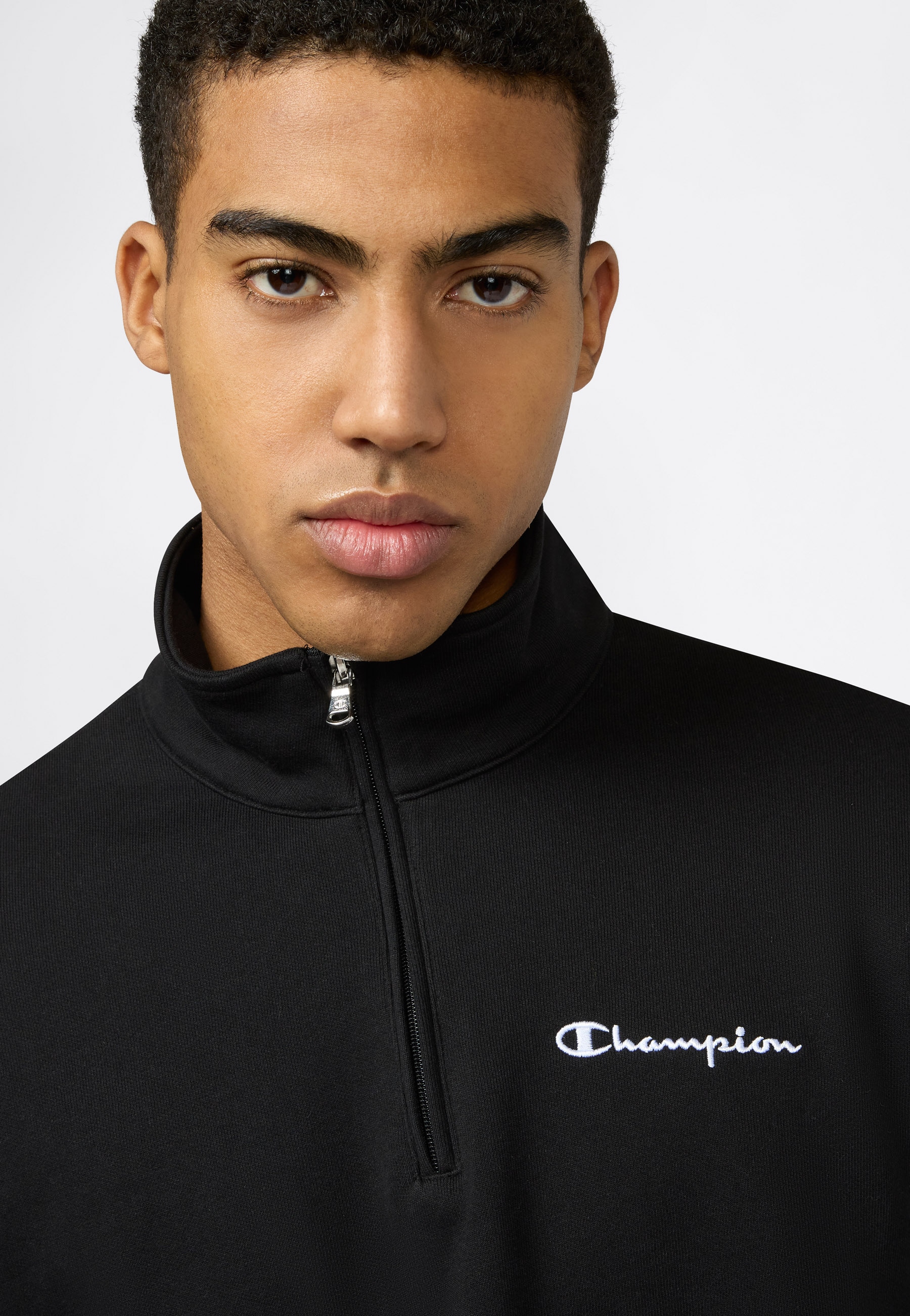 Champion Sweatshirt »ICONS CONTRAST Terry Half Zip Sweatshirt«, sportlicher Schnitt, Halb-Zip-Verschluss,
