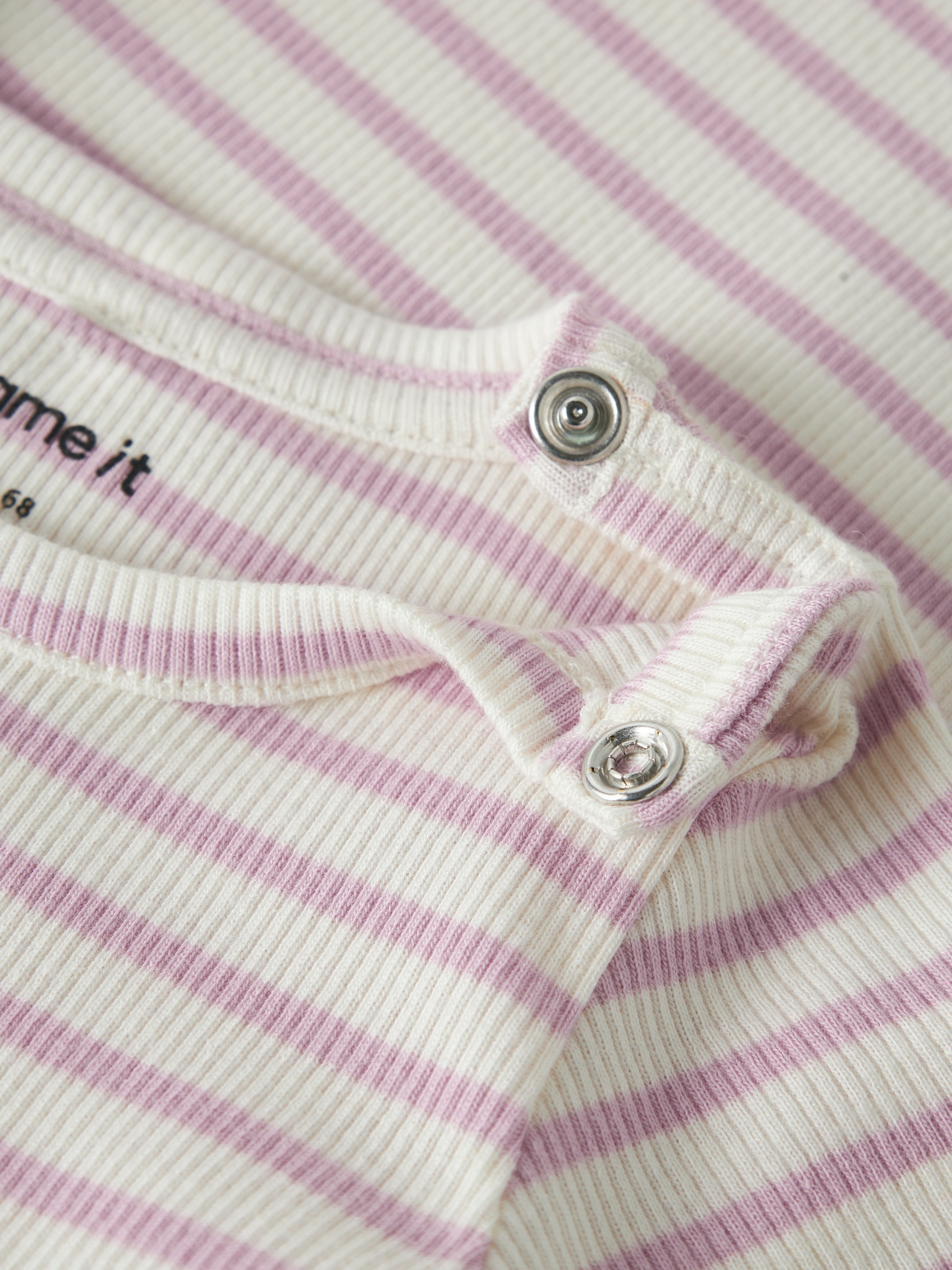 Name It Body à manches courtes »NBNBANI SS BODY NOOS« mélange de coton, jersey côtelé