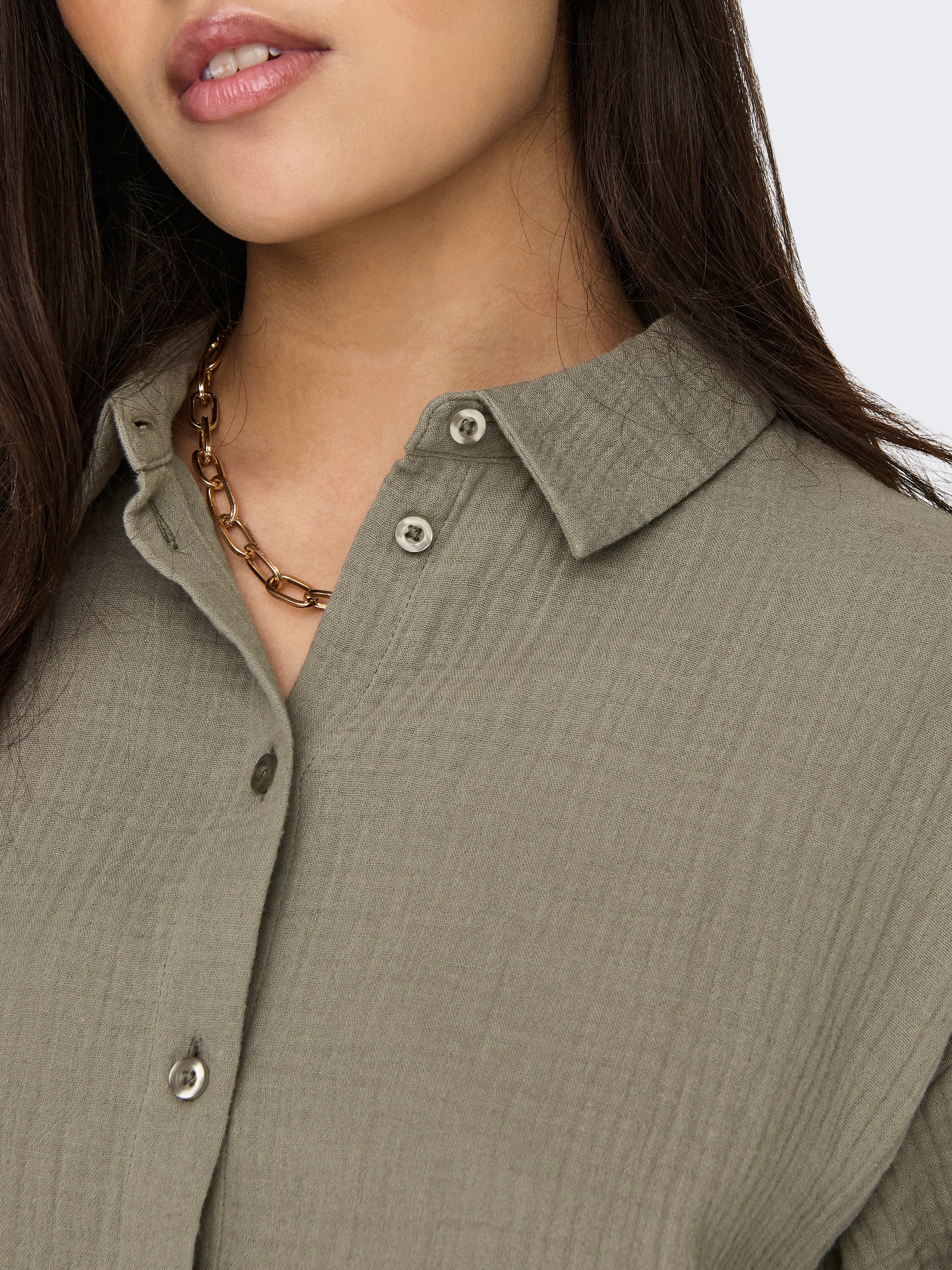 JDY Blouse chemise »JDYTHEIS LIFE L/S LOOSE SHIRT WVN NOOS« Baumwolle, regular fit