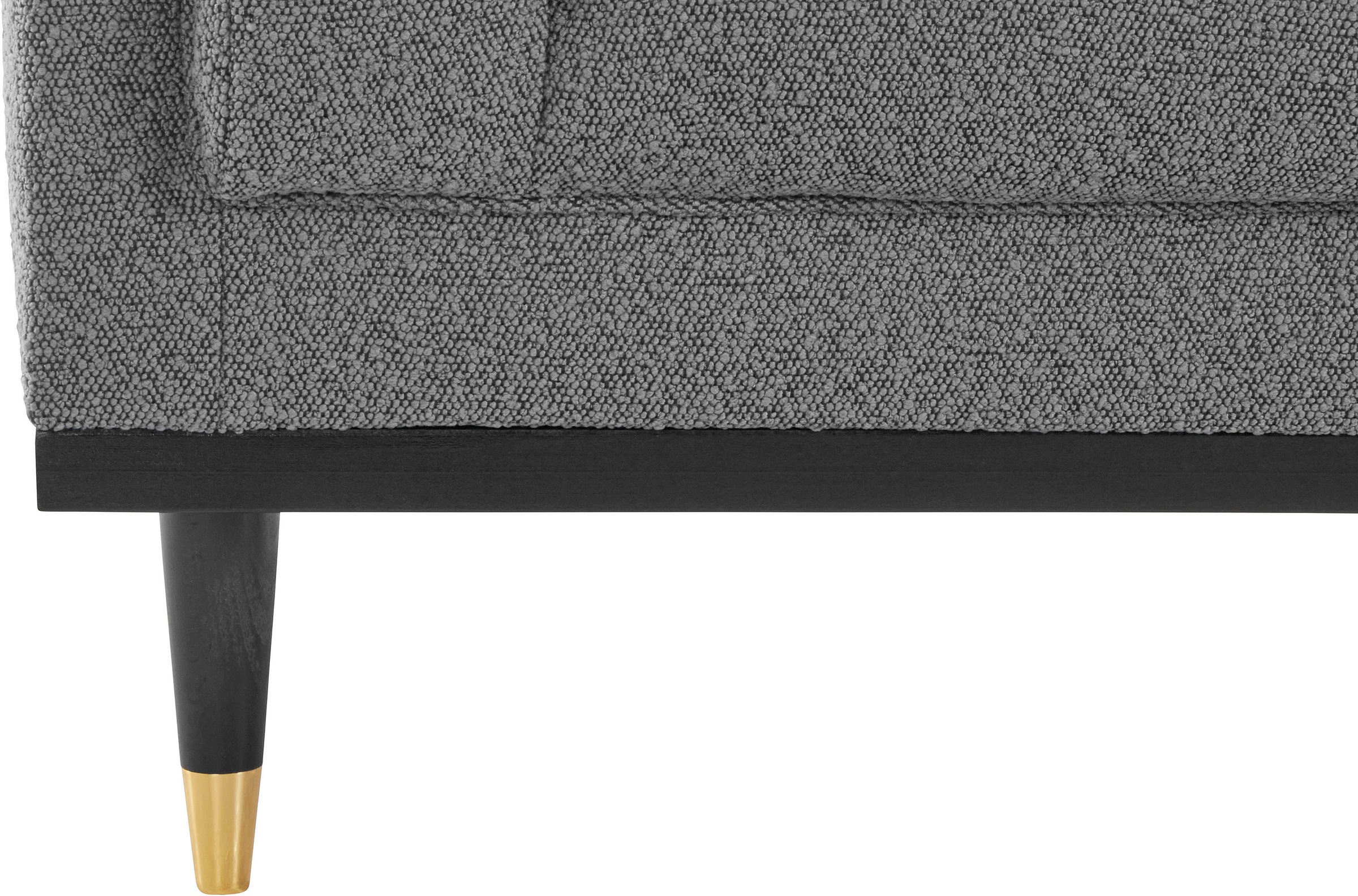 Home affaire Cocktailsessel »Chamby New Sessel« im Bouclé-Strukturbezug mit Steppung im Lehnenbereich