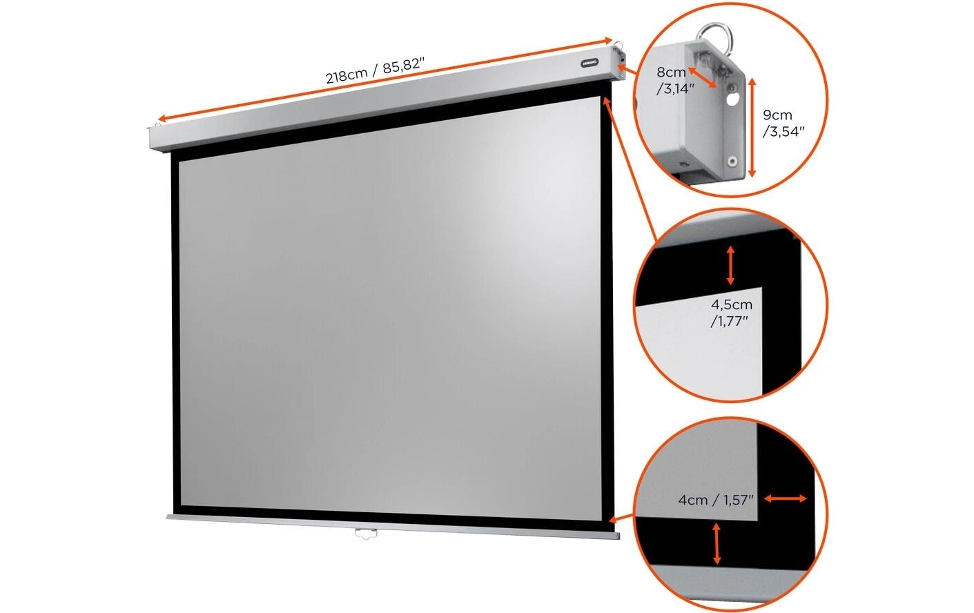 Celexon Rolloleinwand »Professional Plus 200x150 cm«